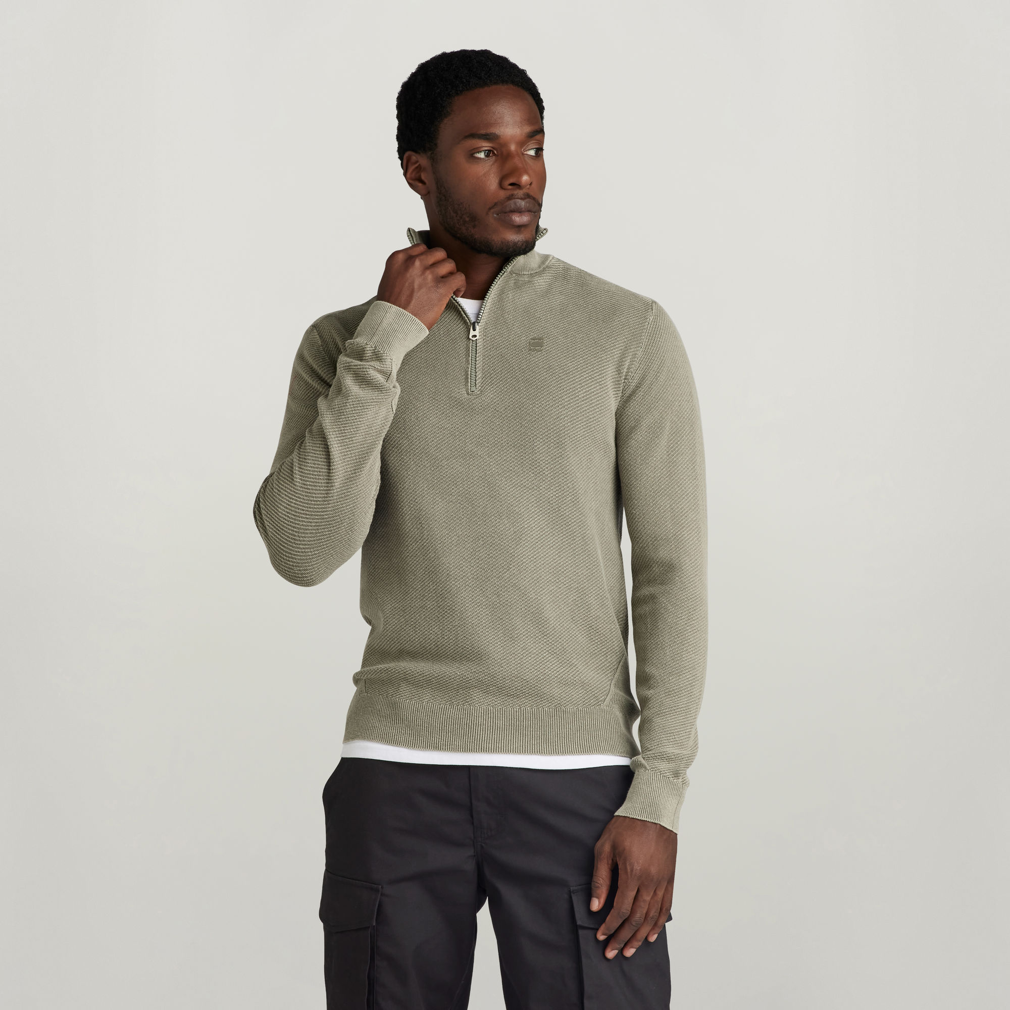 

Moss Knit Skipper - Green - Men