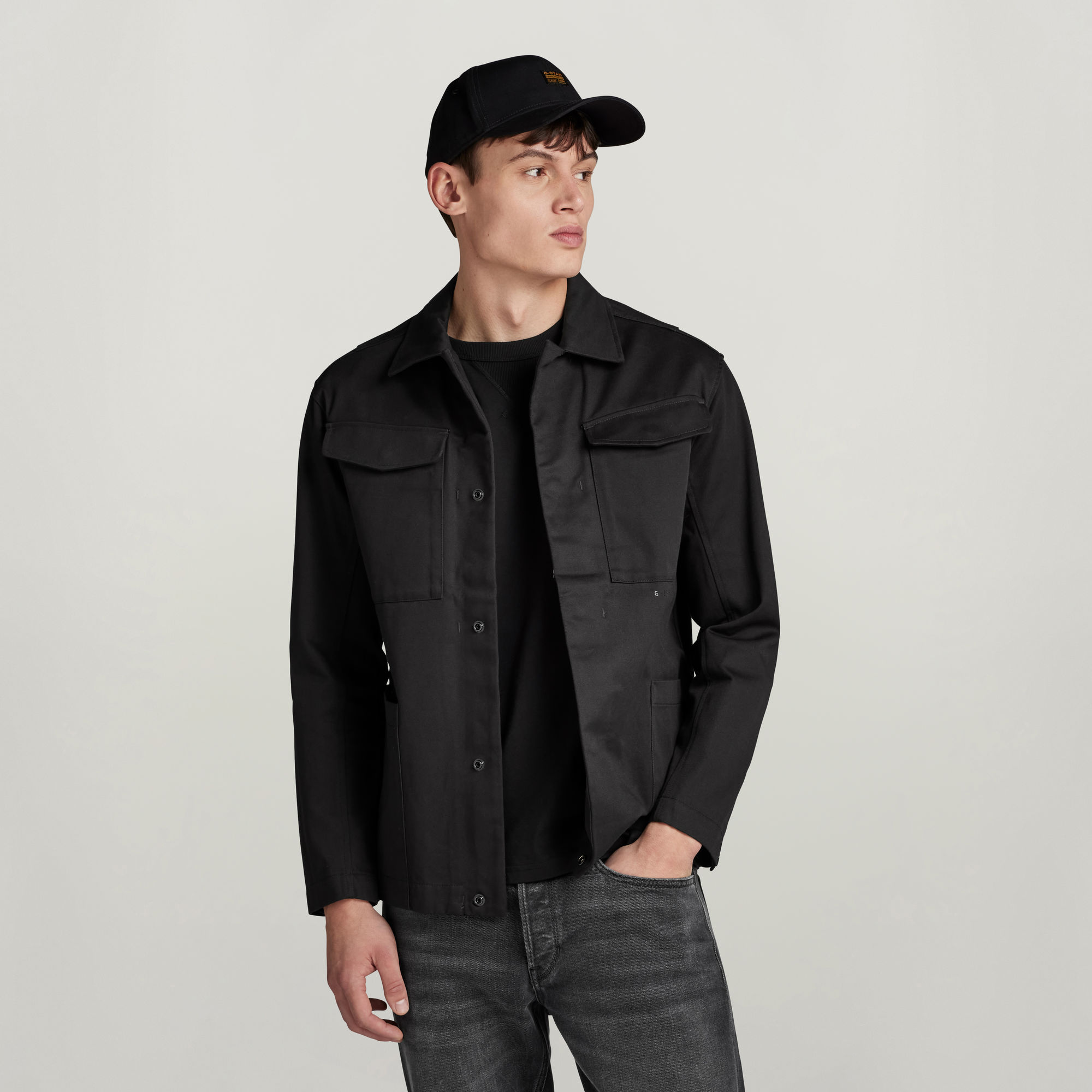 Chore Overshirt - Schwarz - Herren