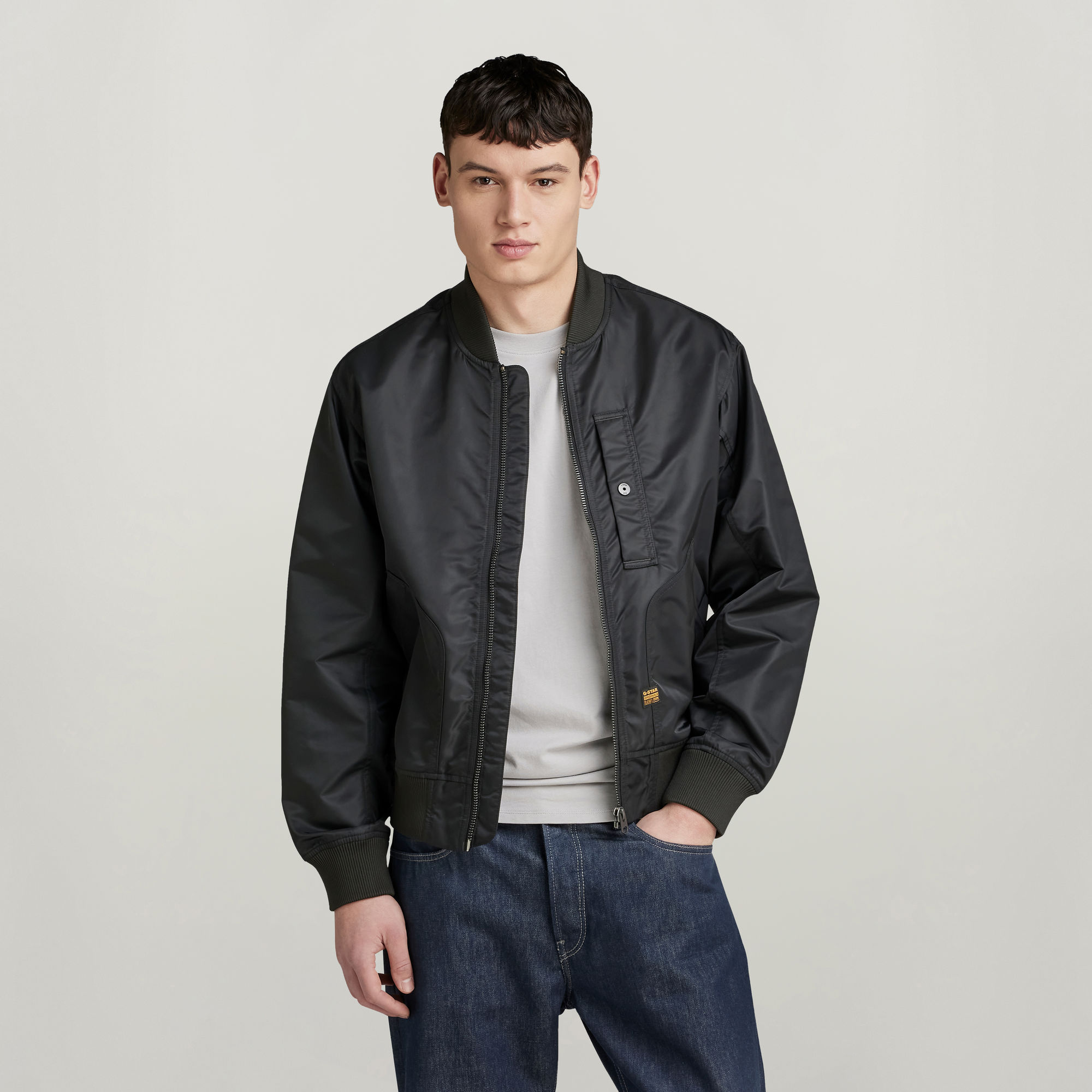 

Deck Bomber Jacket - Black - Men