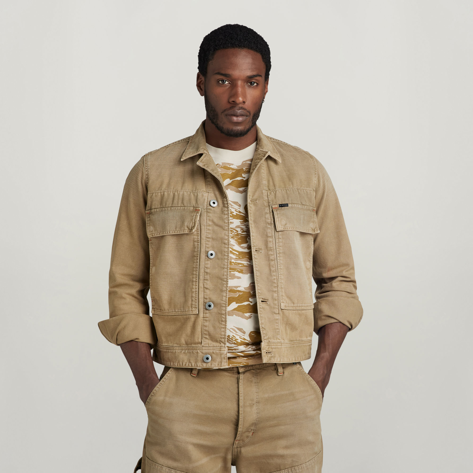 

Utility Flap Pocket Jacket 2.0 - Beige - Men