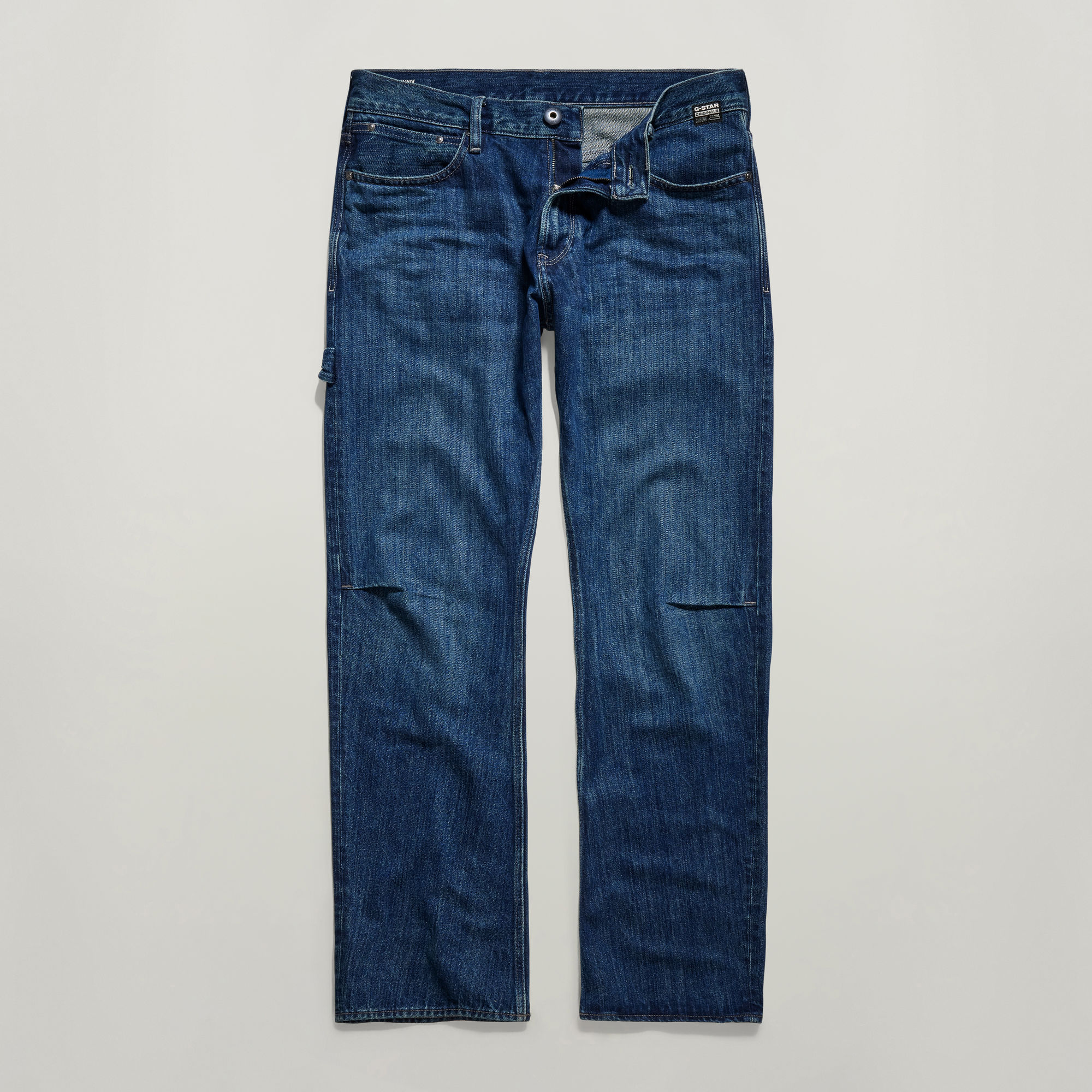 Thumbnail - Lenney Bootcut Jeans - Dunkelblau - Herren