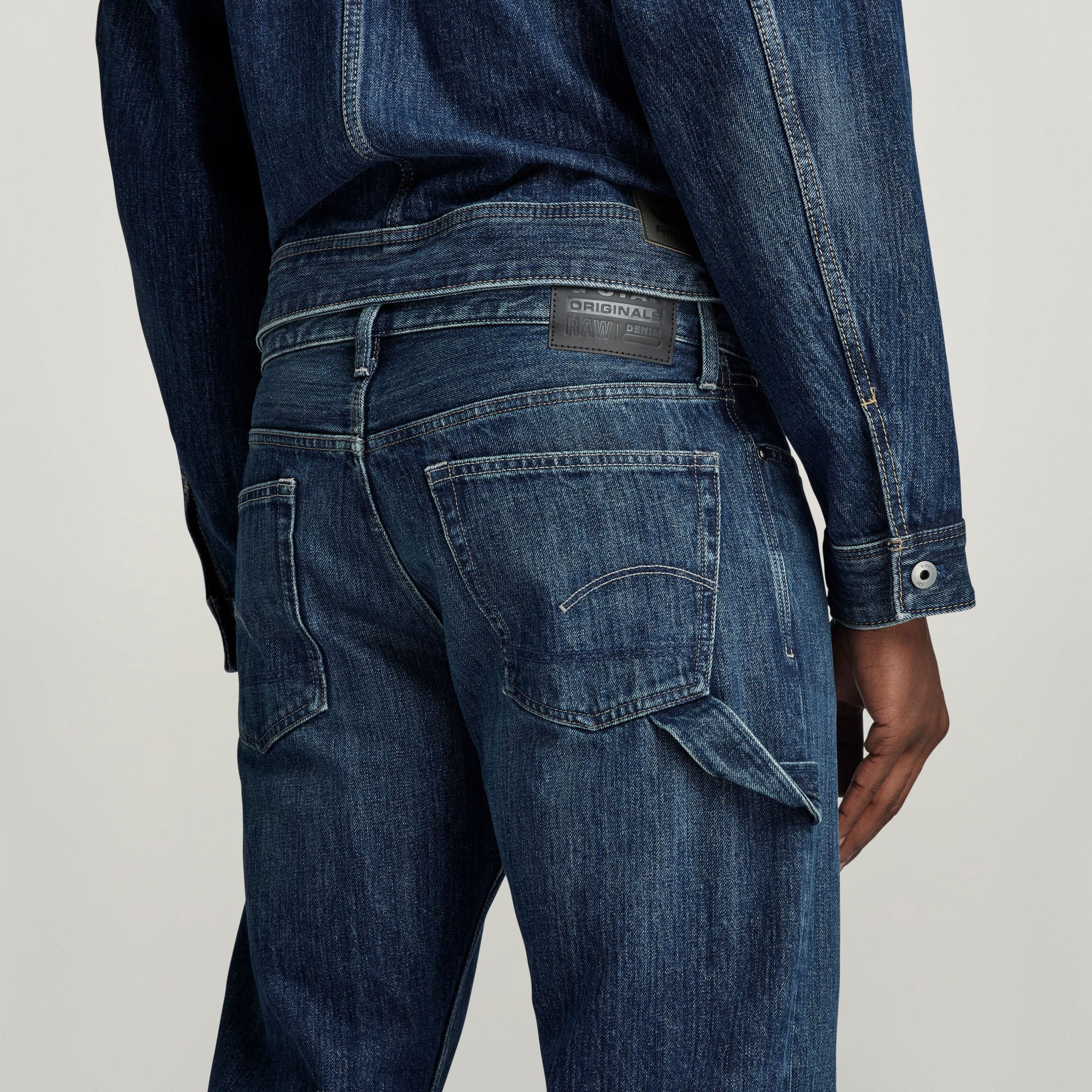 G-Star RAW Lenney Bootcut Jeans Donkerblauw Heren