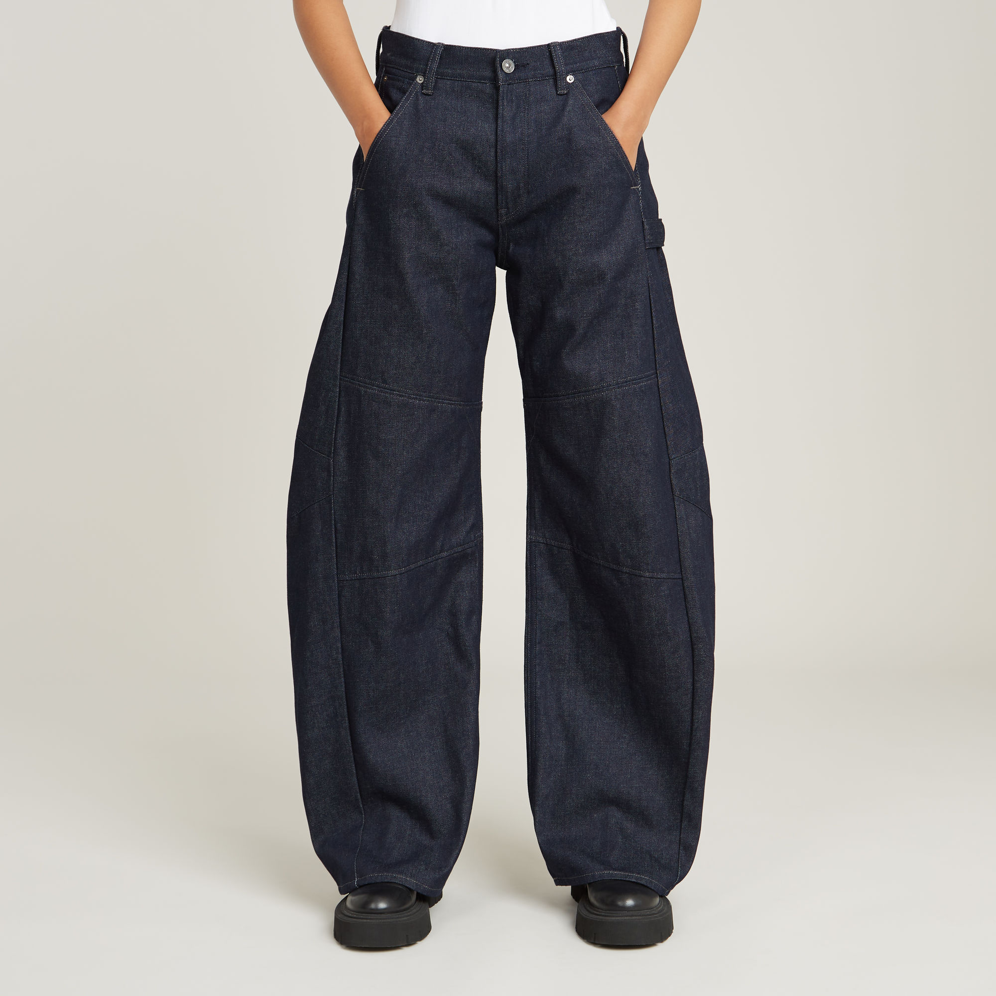 

Bowey Barrel Jeans - Dark blue - Women