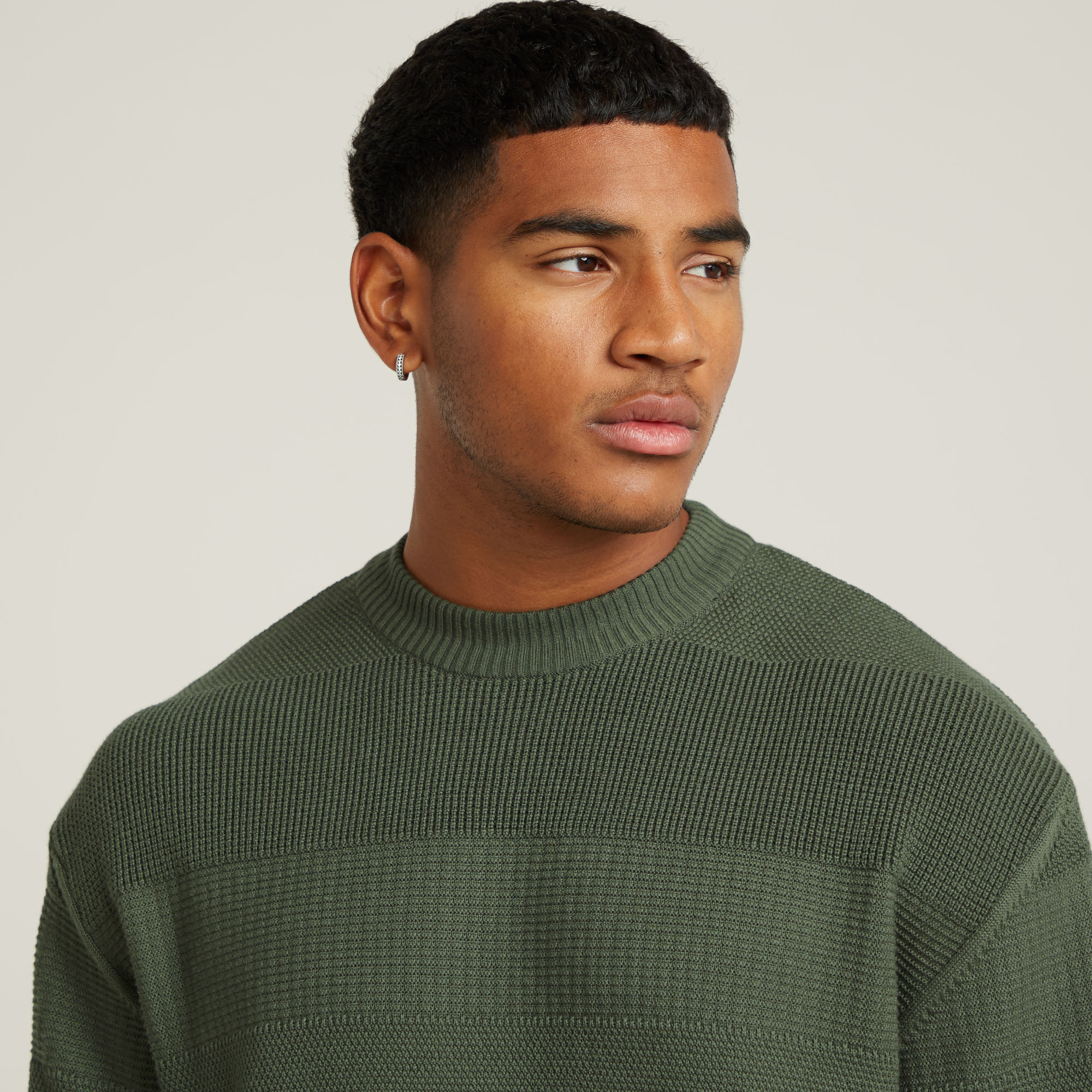 G-Star RAW Structure Gebreide Trui Groen Heren
