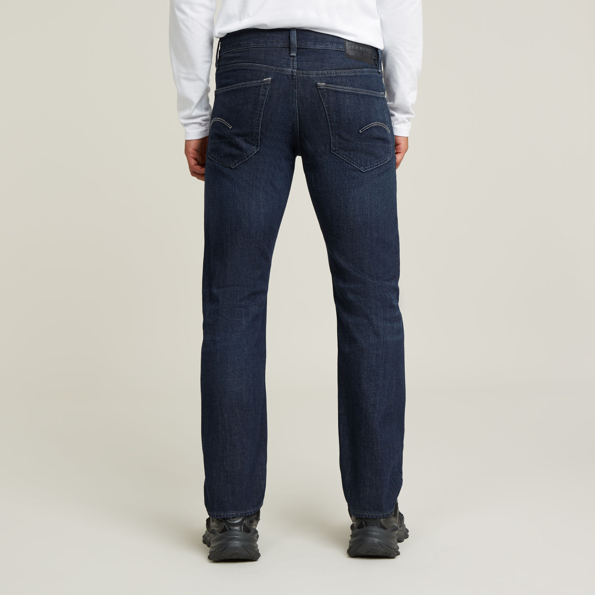 G-Star RAW 3301 Straight Jeans Donkerblauw Heren