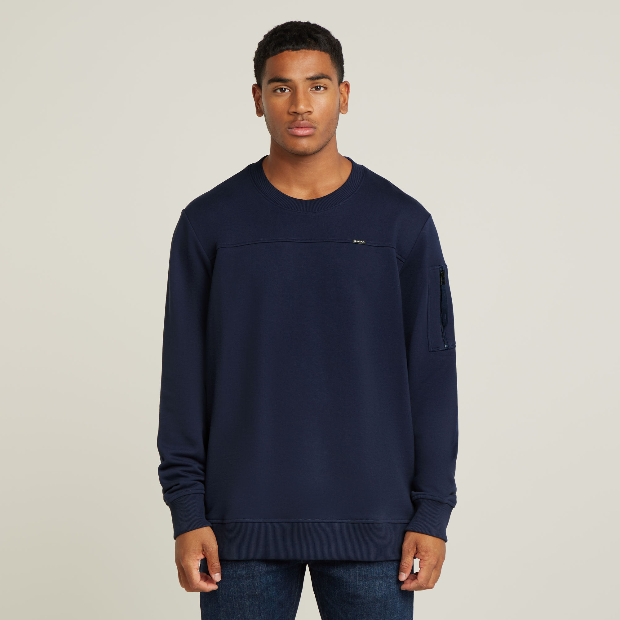 G-Star RAW Sleeve Pocket Tweeter Donkerblauw Heren