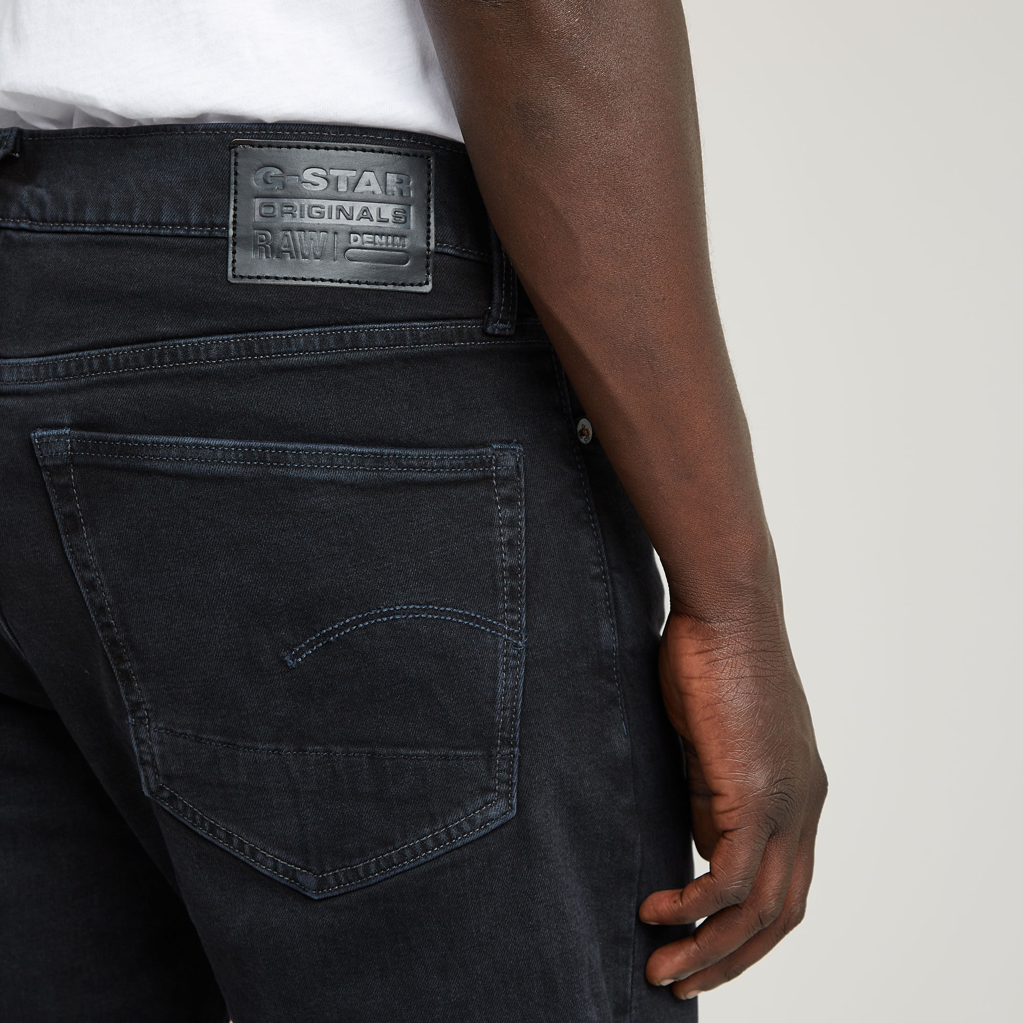 G-Star RAW 3301 Regular Tapered Jeans Donkerblauw Heren