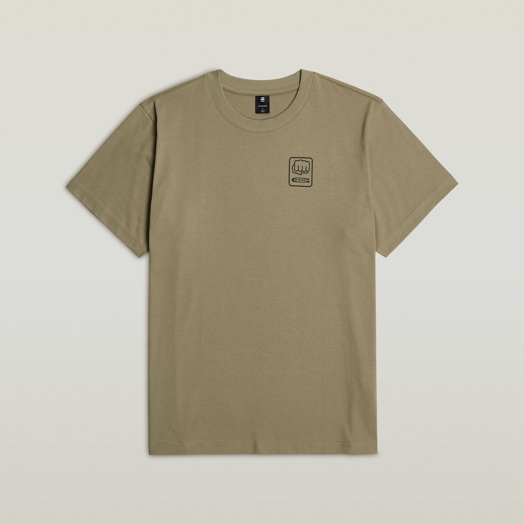 G-Star RAW Back Graphic Loose T-Shirt Groen Heren