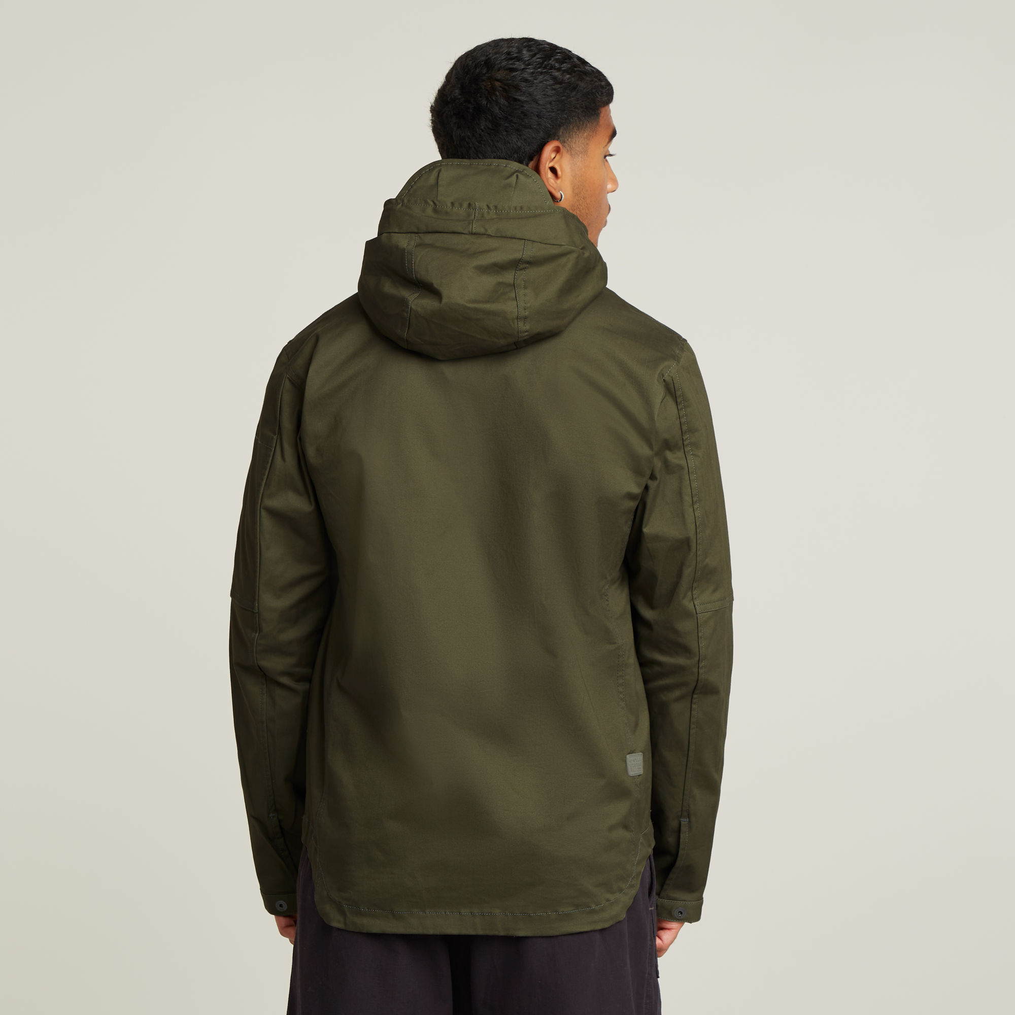 G-Star RAW Batt Overshirt Met Capuchon Groen Heren