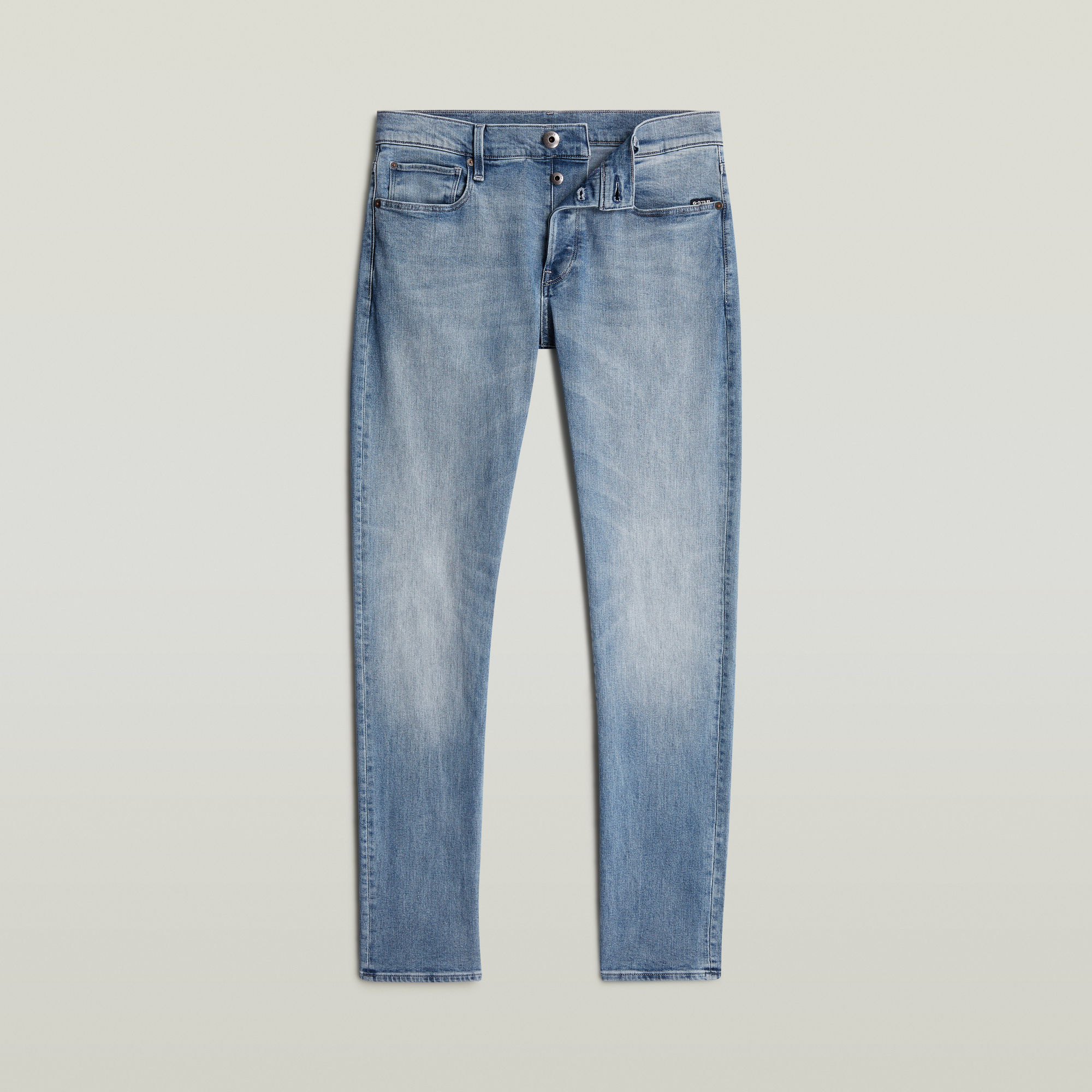 G-Star RAW 3301 Regular Tapered Jeans Midden blauw Heren