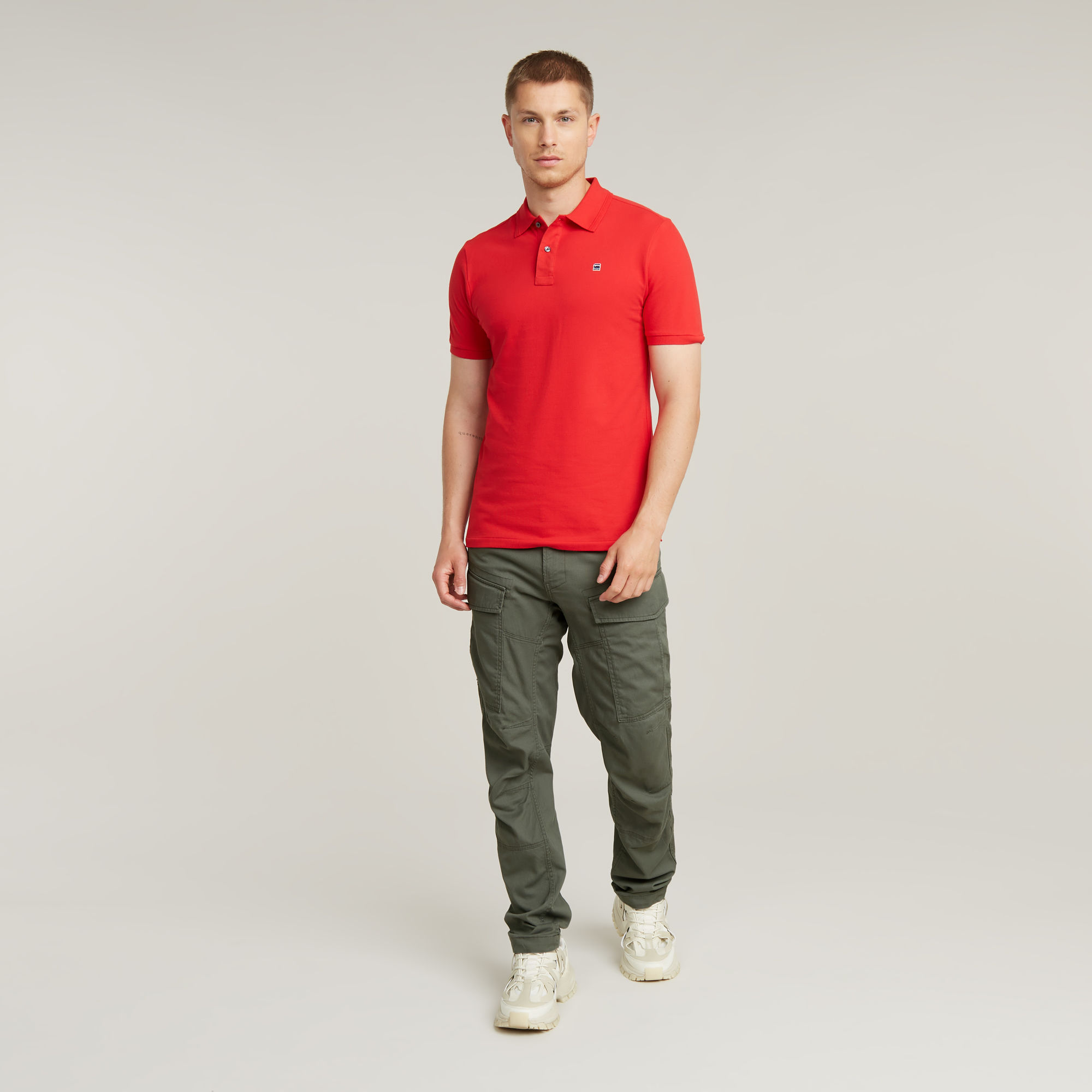 Thumbnail - Cargo 3D Regular Tapered Hose - Grau - Herren