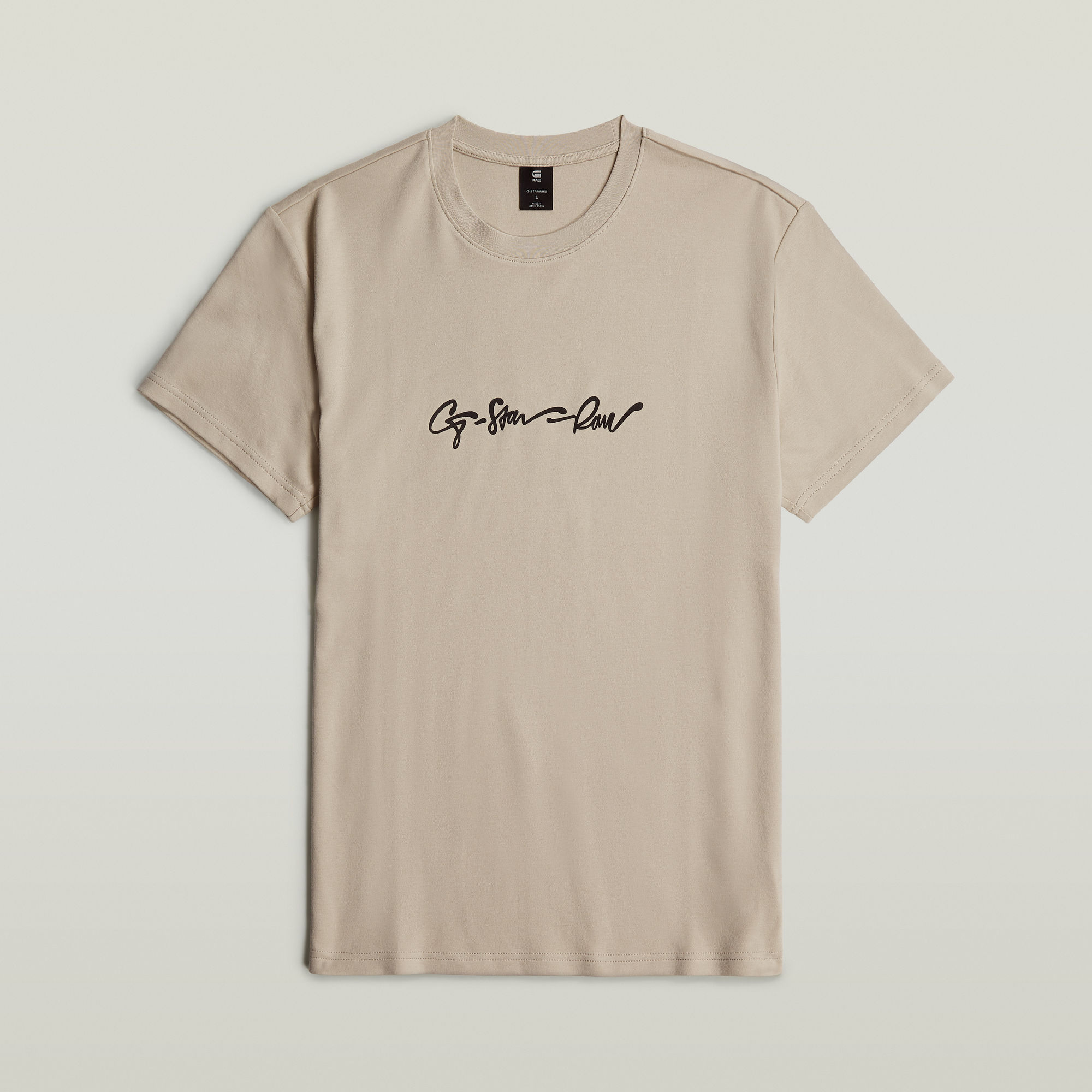 Thumbnail - G-Script T-Shirt - Beige - Herren