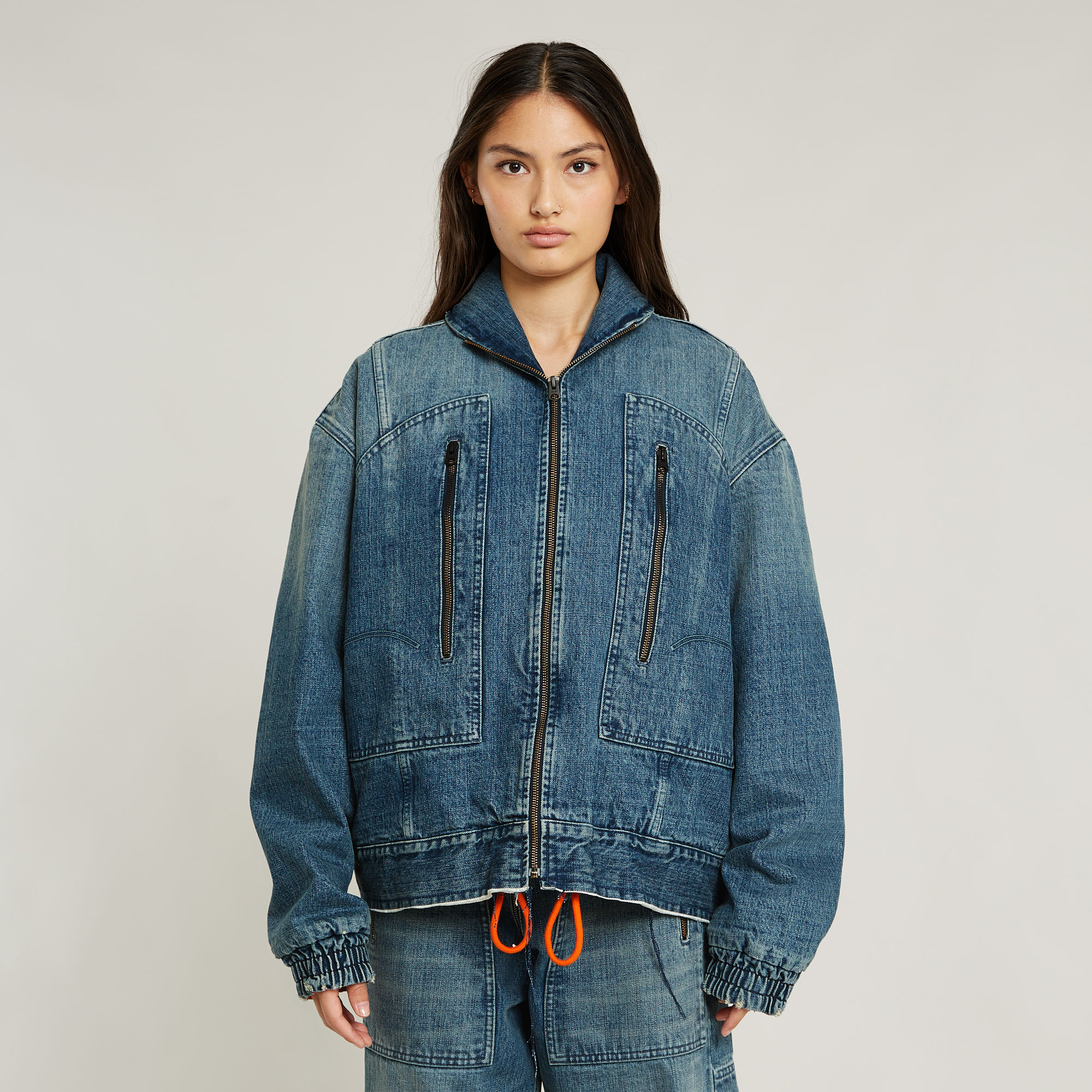 G-Star RAW FACETASM Unisex Apollo Jack Midden blauw Heren