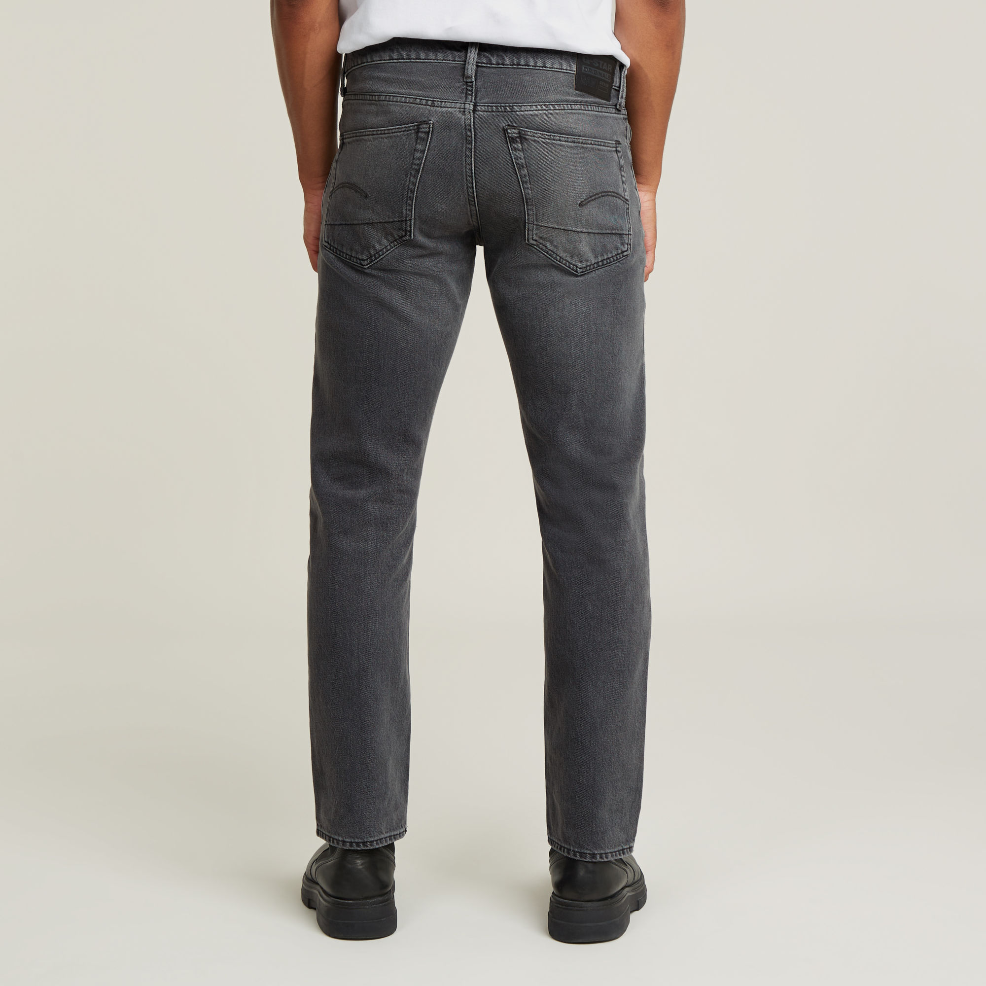 G-Star RAW 3301 Straight Jeans Grijs Heren