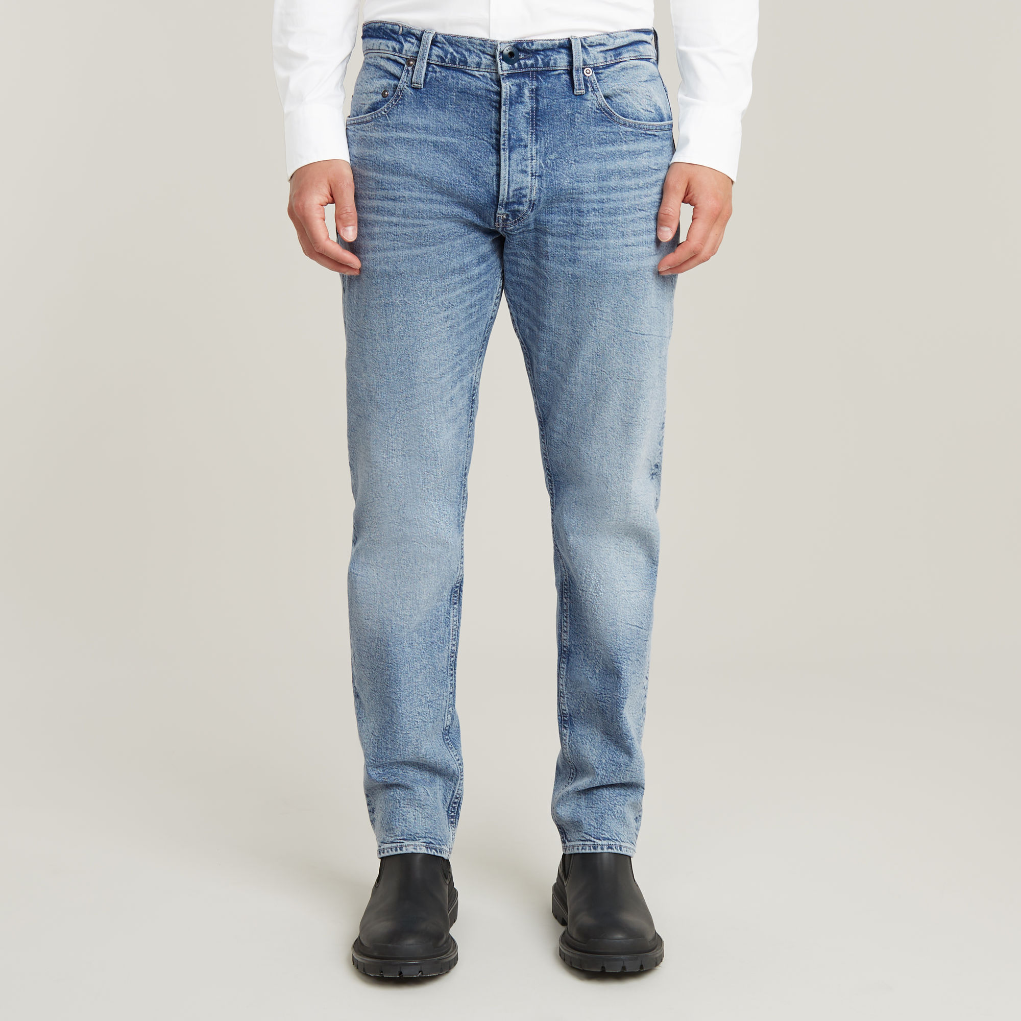 Triple A Regular Straight Jeans - Hellblau - Herren