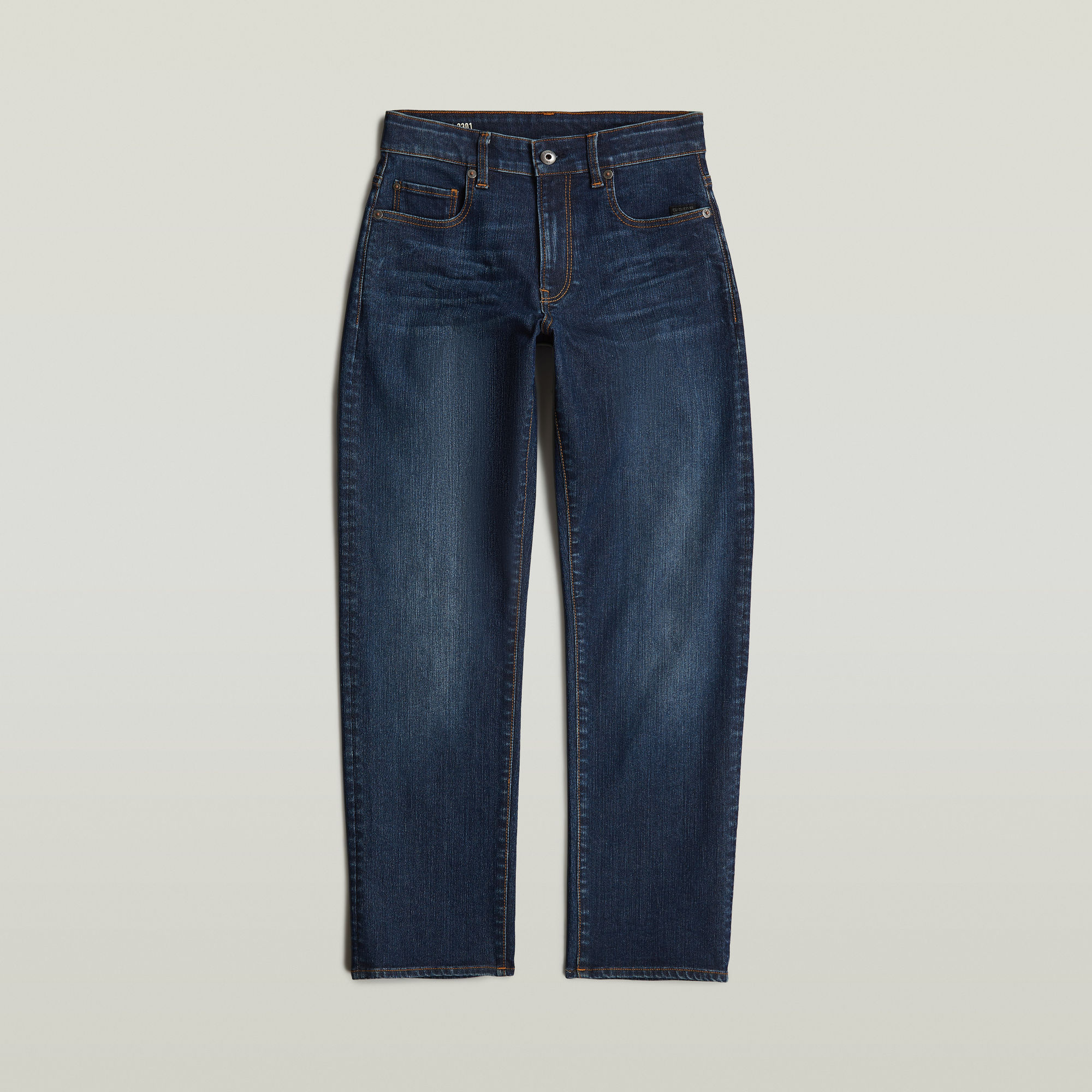 G-Star RAW Jongens 3301 Straight Jeans Donkerblauw jongens