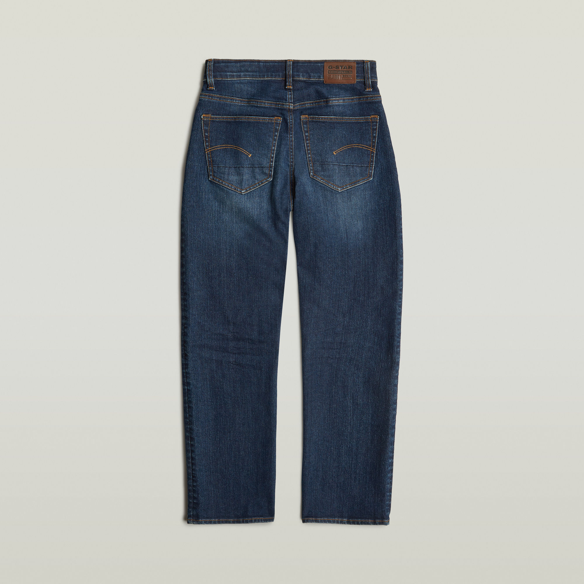 G-Star RAW Jongens 3301 Straight Jeans Donkerblauw jongens