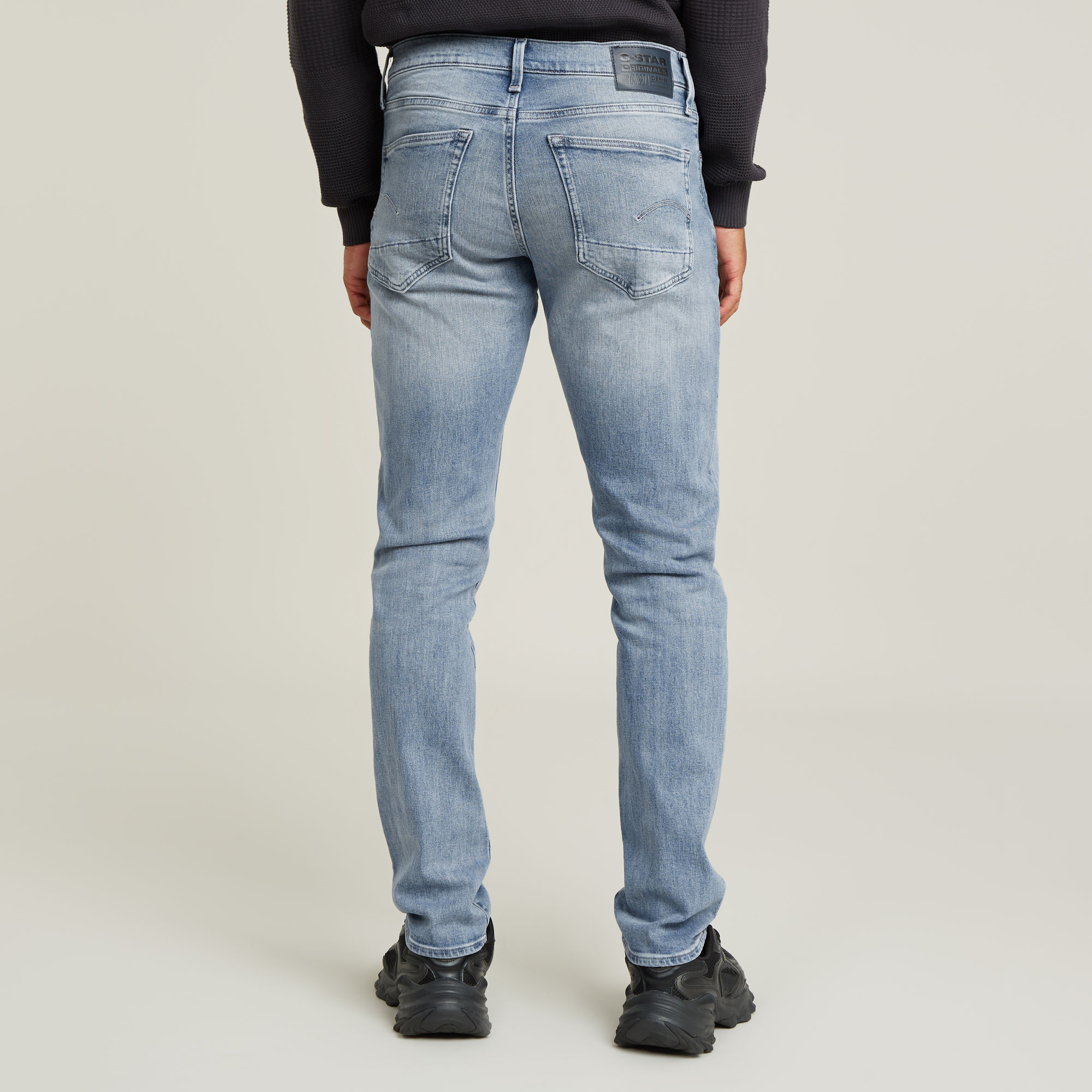 G-Star RAW 3301 Regular Tapered Jeans Midden blauw Heren