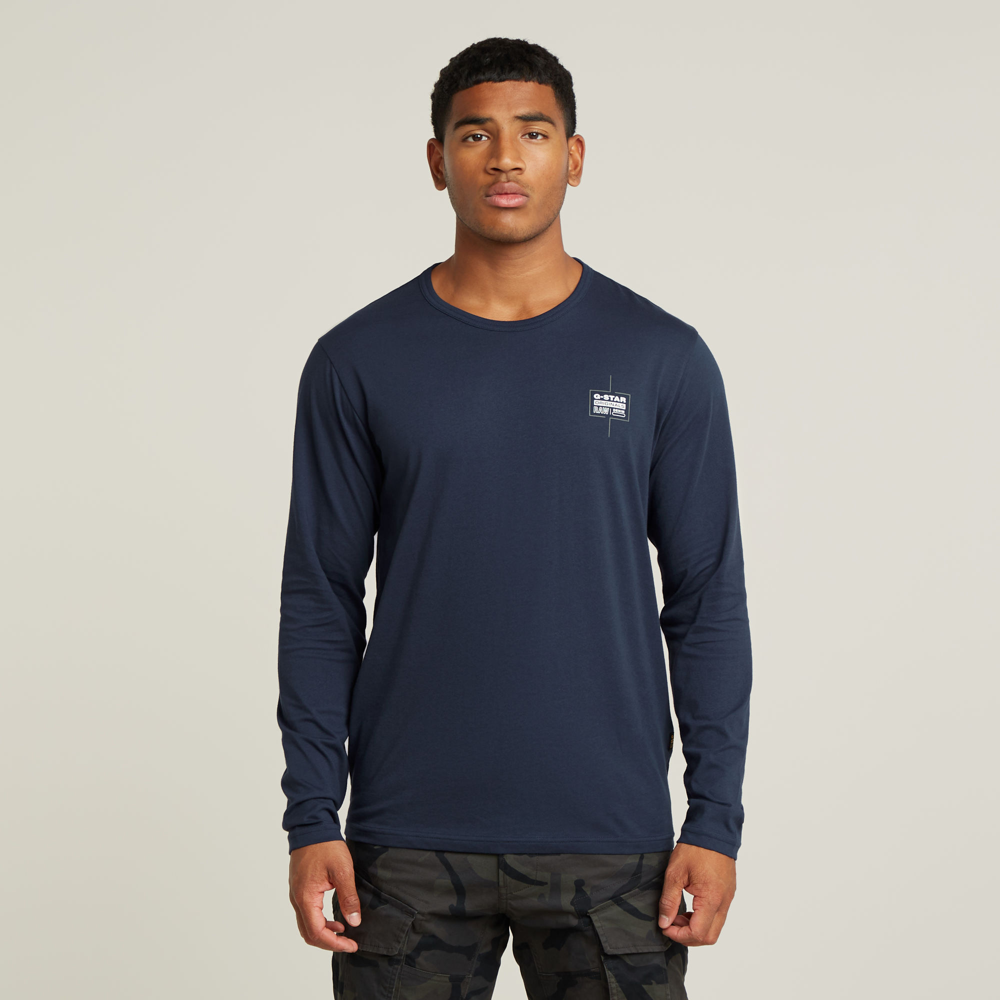 

Chest Logo T-Shirt - Donkerblauw - Heren