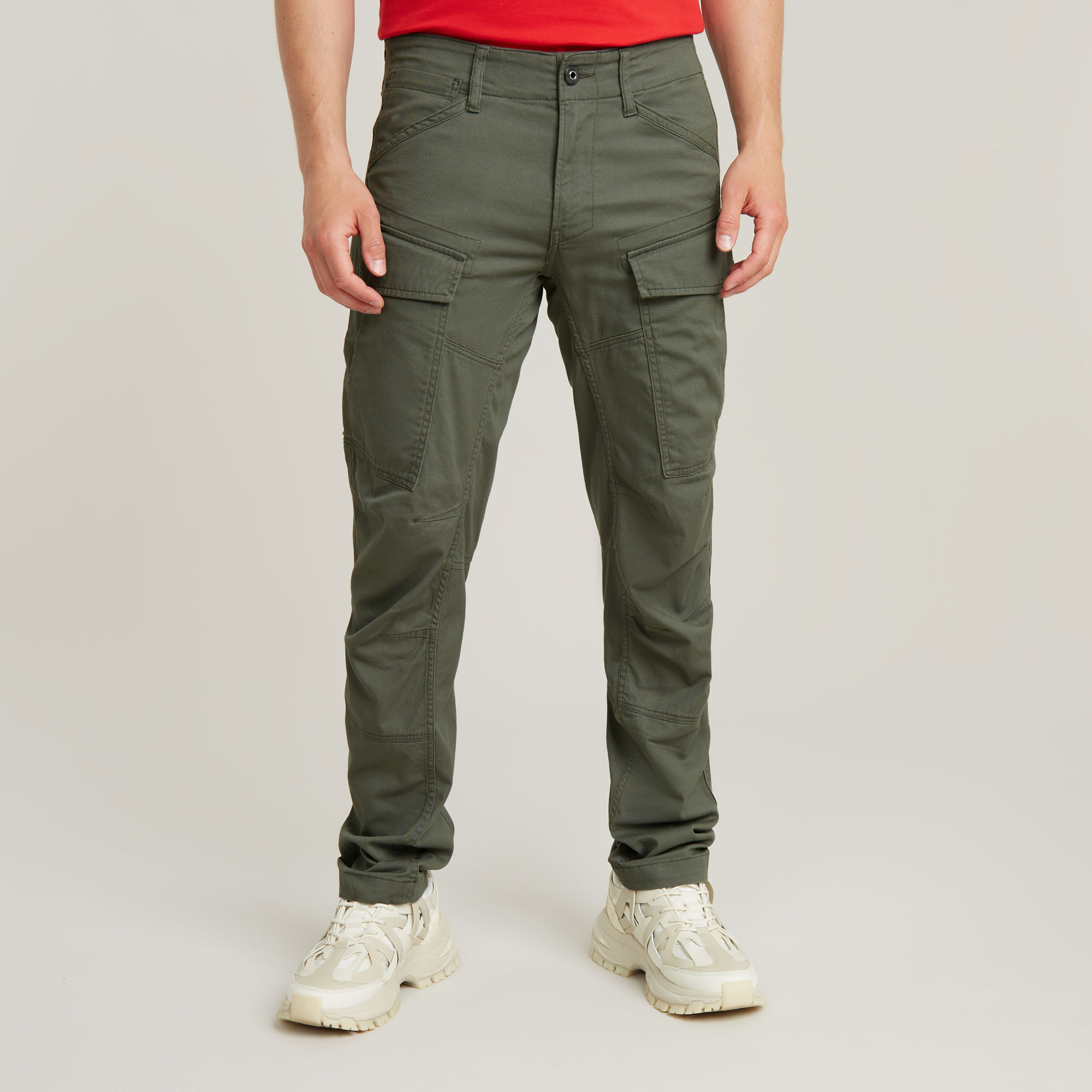 

Cargo 3D Regular Tapered Pants - Grey - Men