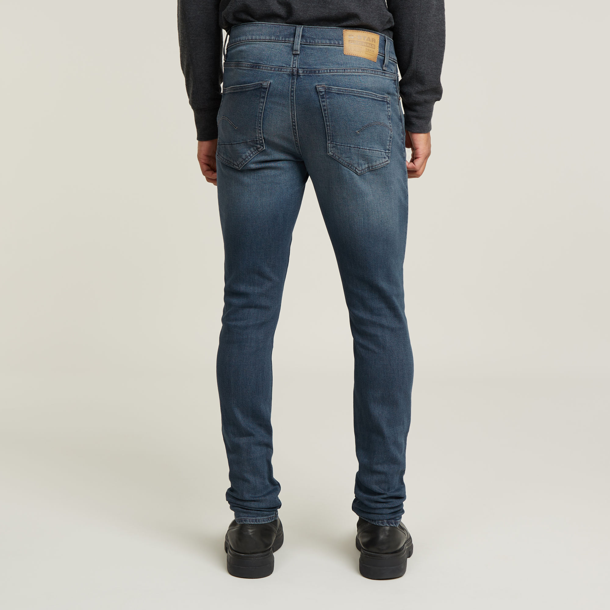 G-Star RAW 3301 Slim Jeans Donkerblauw Heren