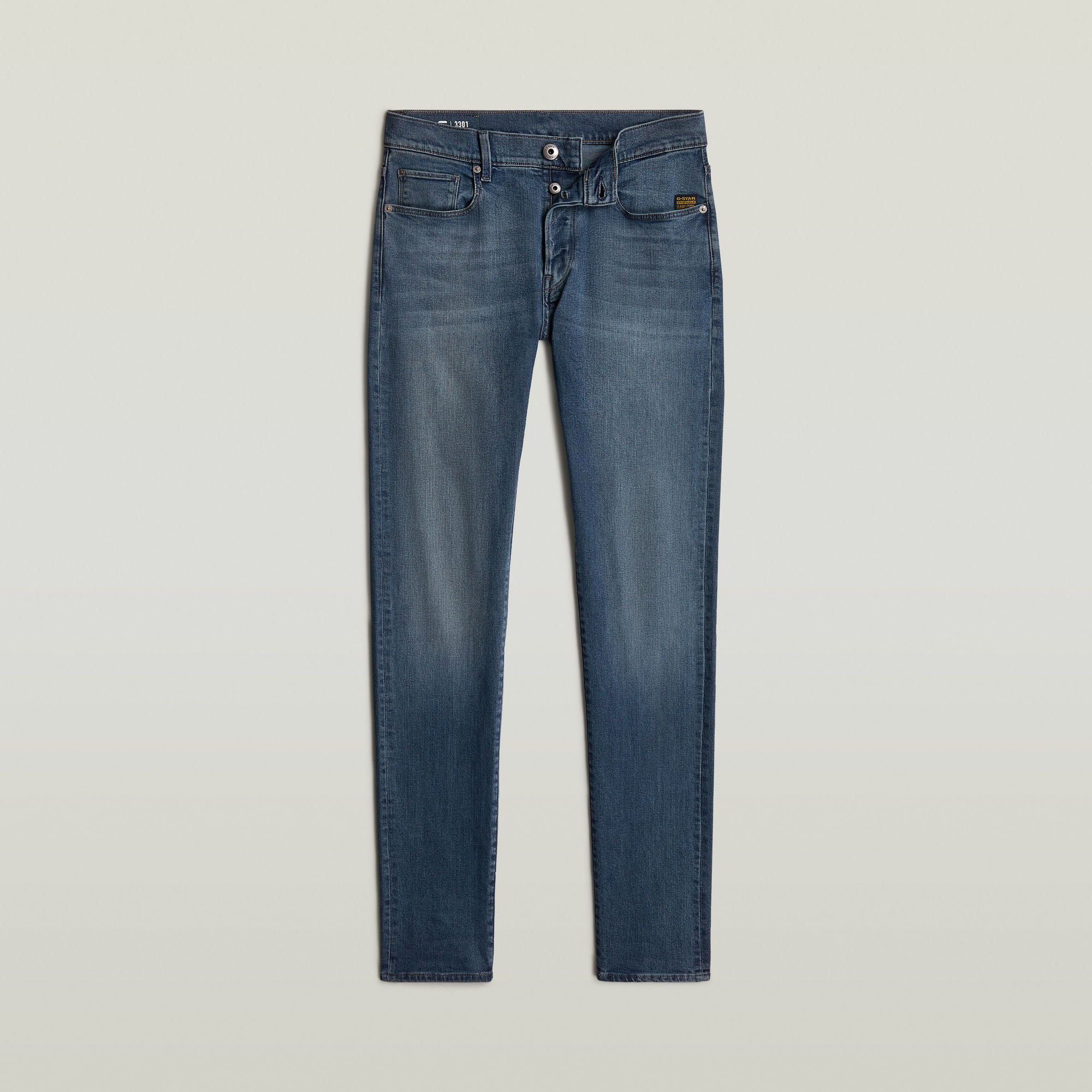 G-Star RAW 3301 Slim Jeans Donkerblauw Heren