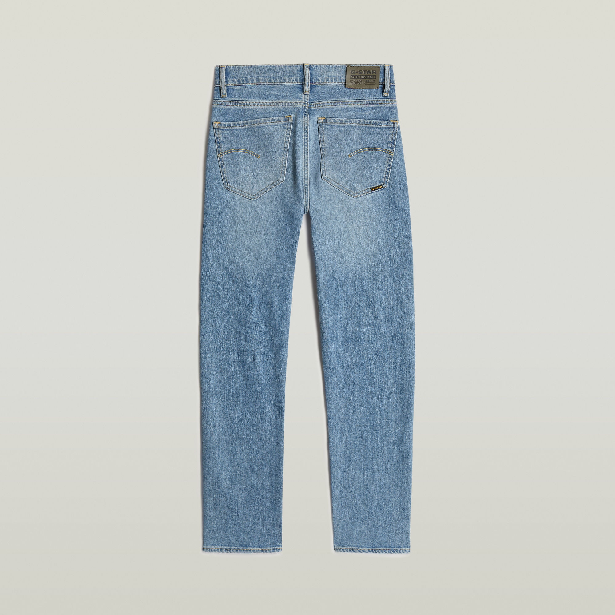 G-Star RAW Jongens Mosa Straight Jeans Midden blauw jongens