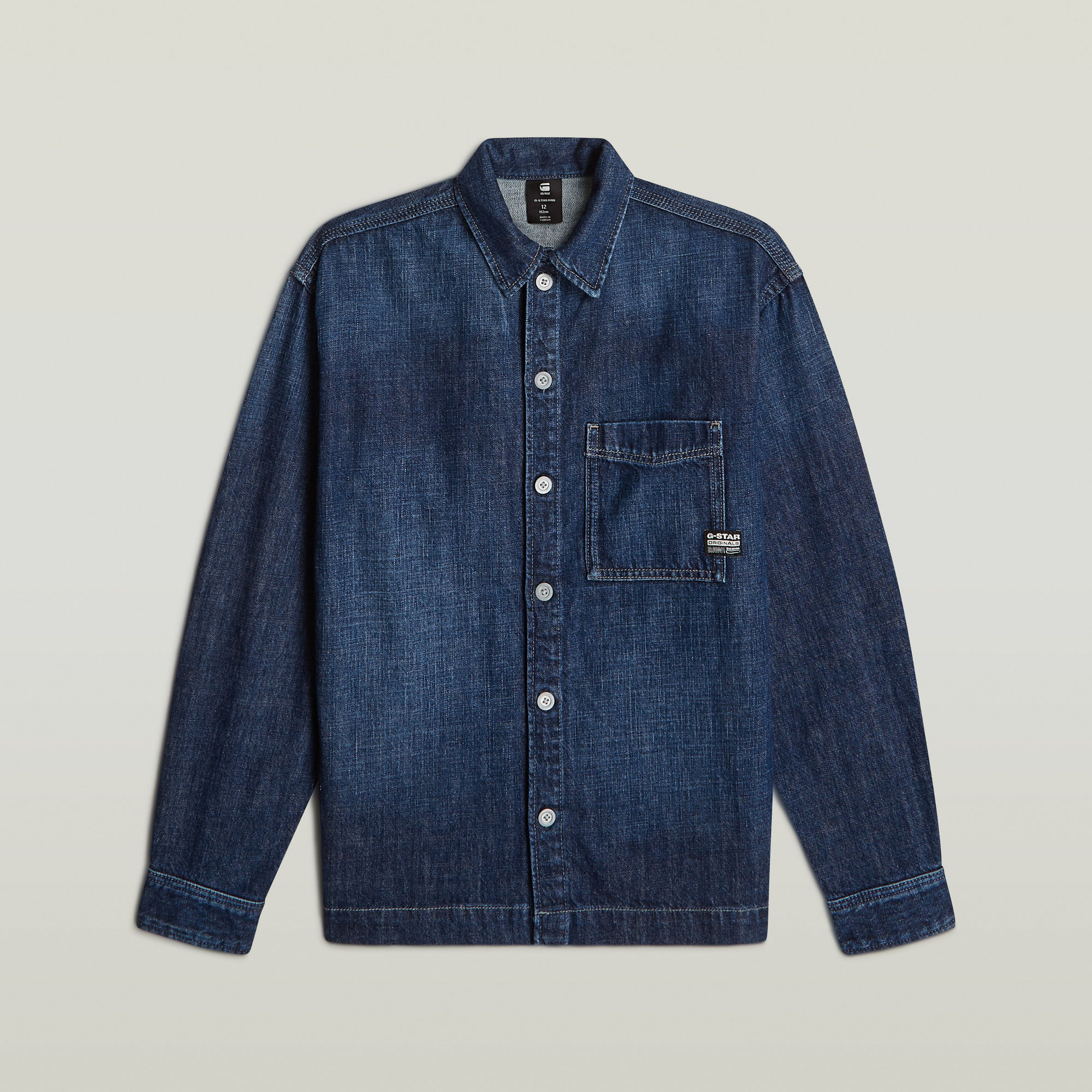 G-Star RAW Jongens Boxy Fit Shirt Donkerblauw jongens