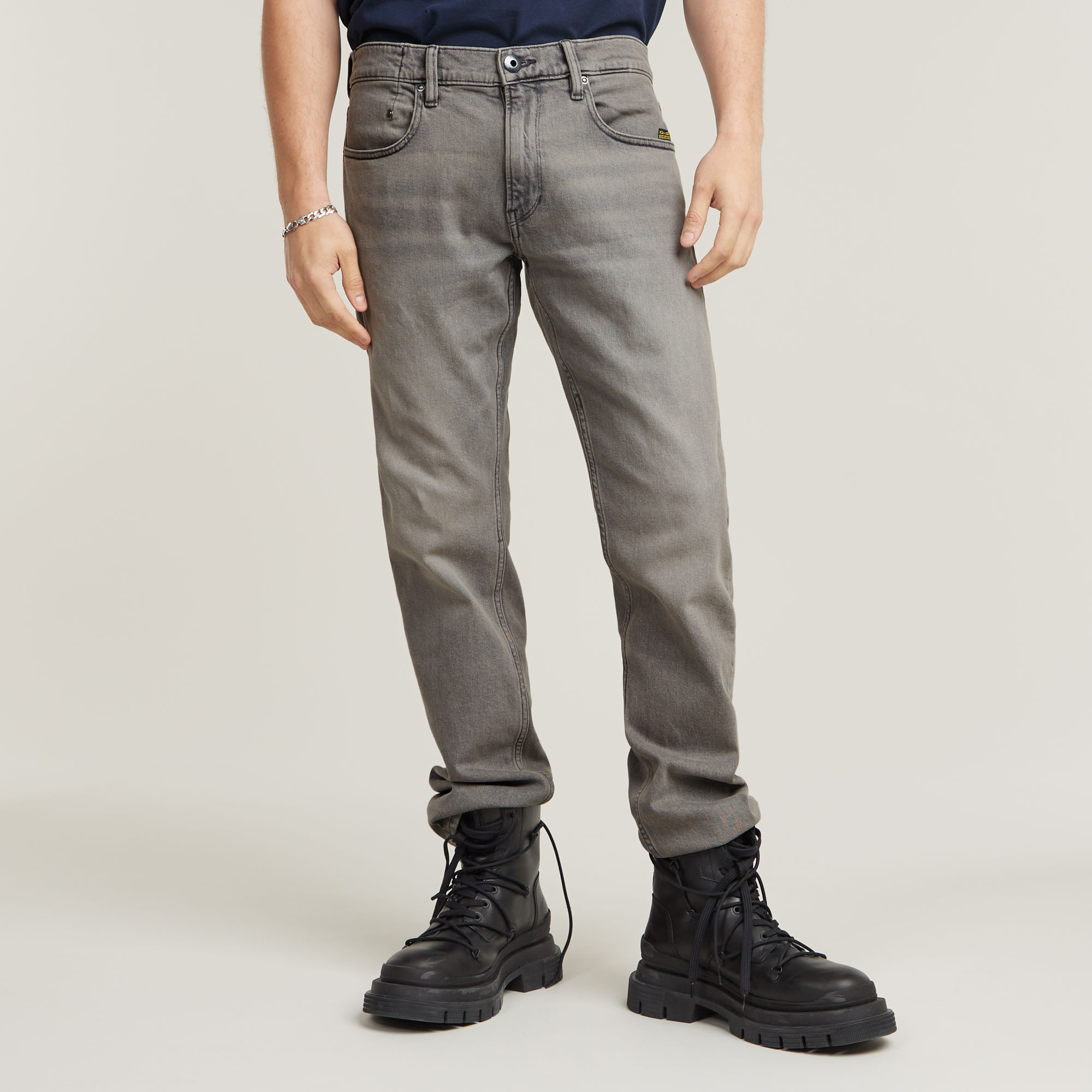 Mosa Straight Jeans - Mittelblau - Herren