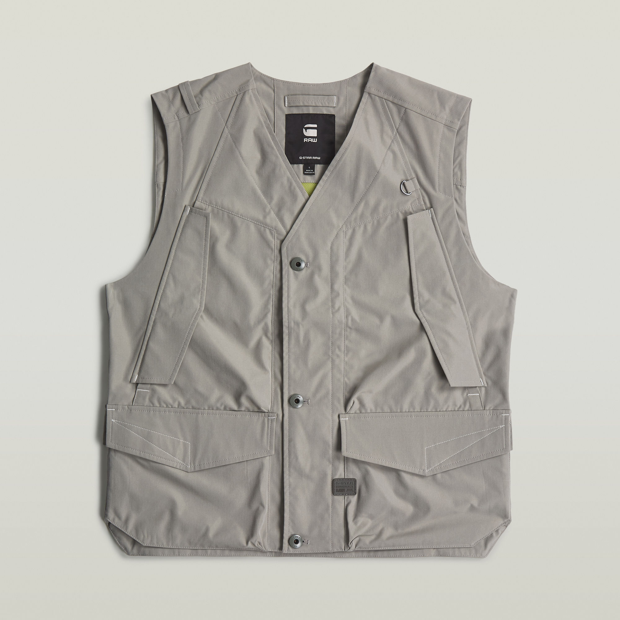 G-Star RAW Mouwloos Jack utility Beige Heren