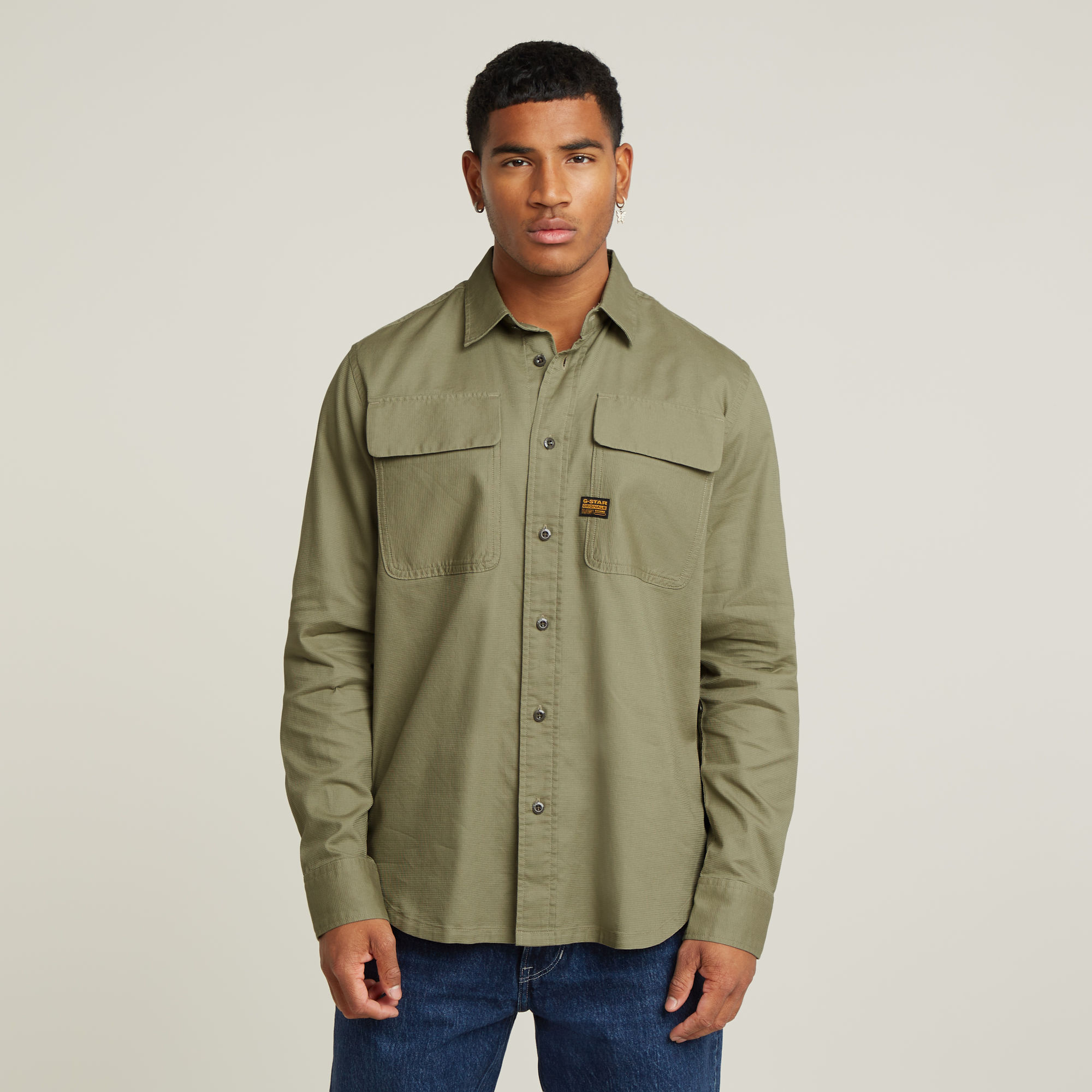 G-Star RAW CPO Regular Shirt - Groen - Heren