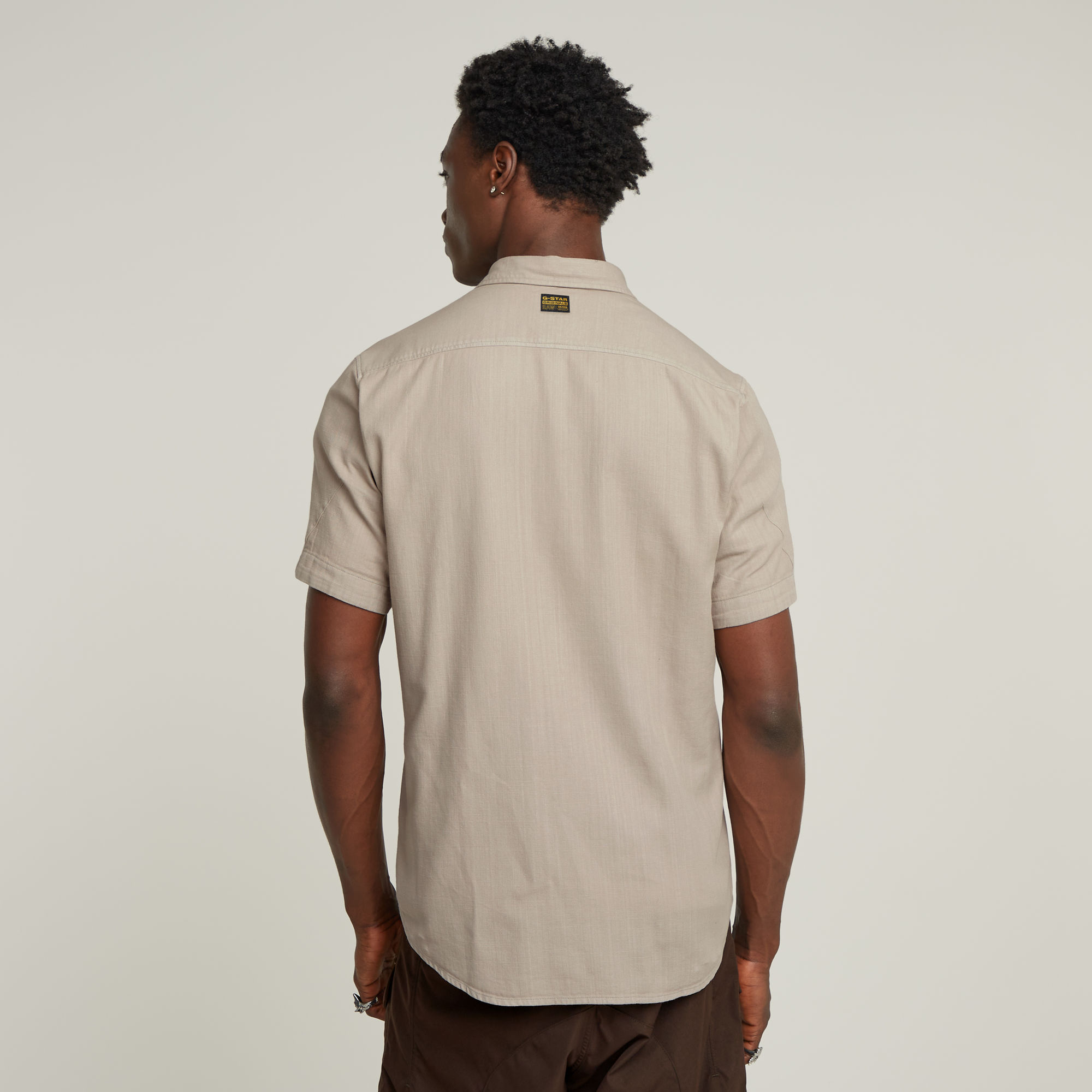 G-Star RAW Marine Slim Shirt Beige Heren