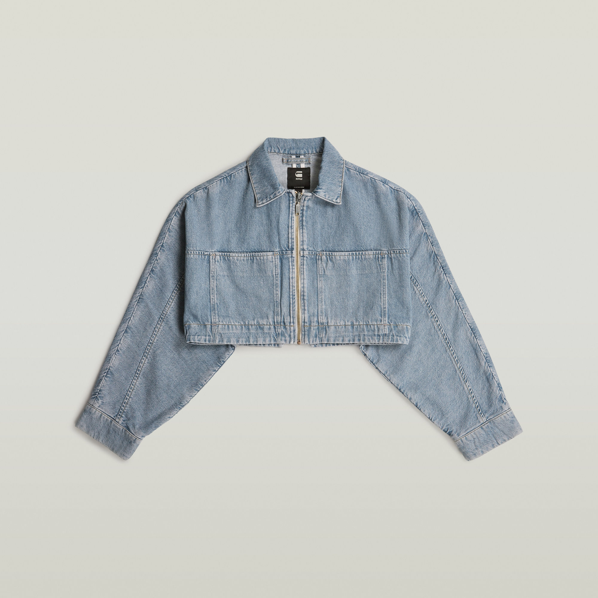 G-Star RAW Hyper Cropped Jack Lichtblauw Dames
