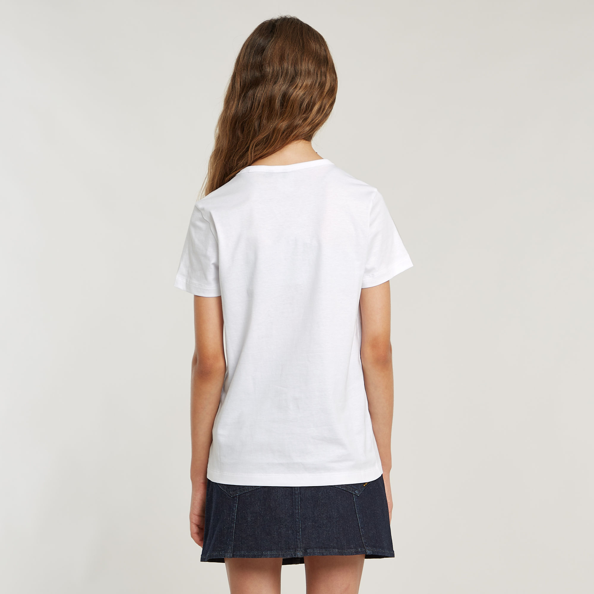 G-Star RAW Meisjes T-Shirt Slim Wit meisjes