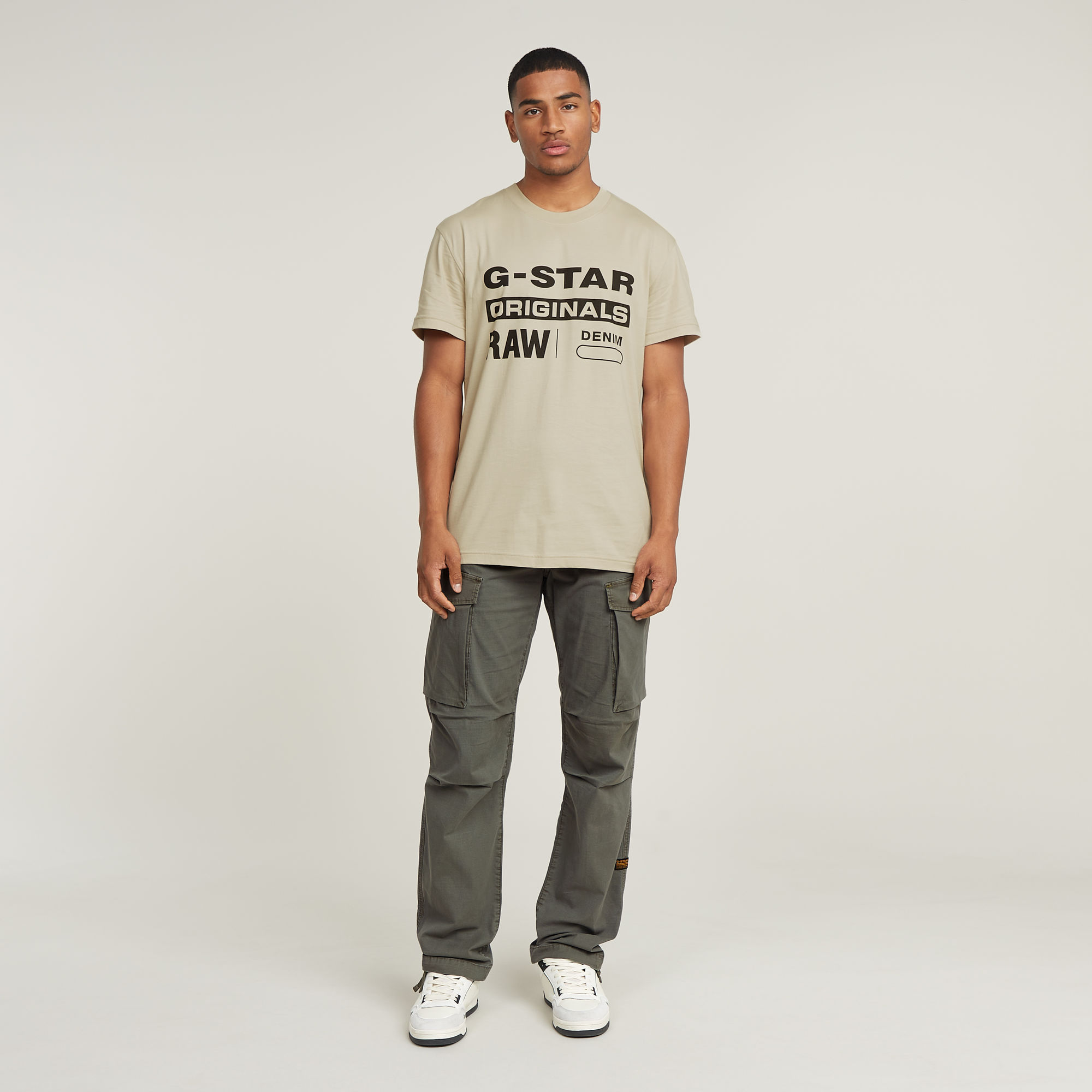 G-Star RAW Core Regular Cargo Broek Grijs Heren