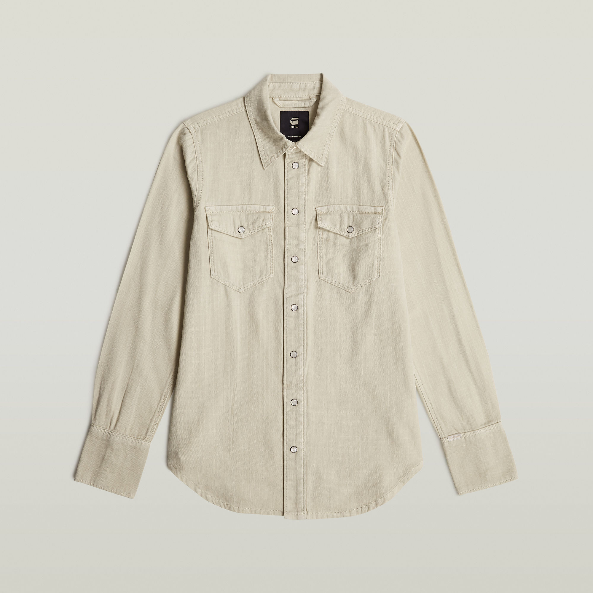 G-Star RAW Slim Western Overhemd Groen Dames