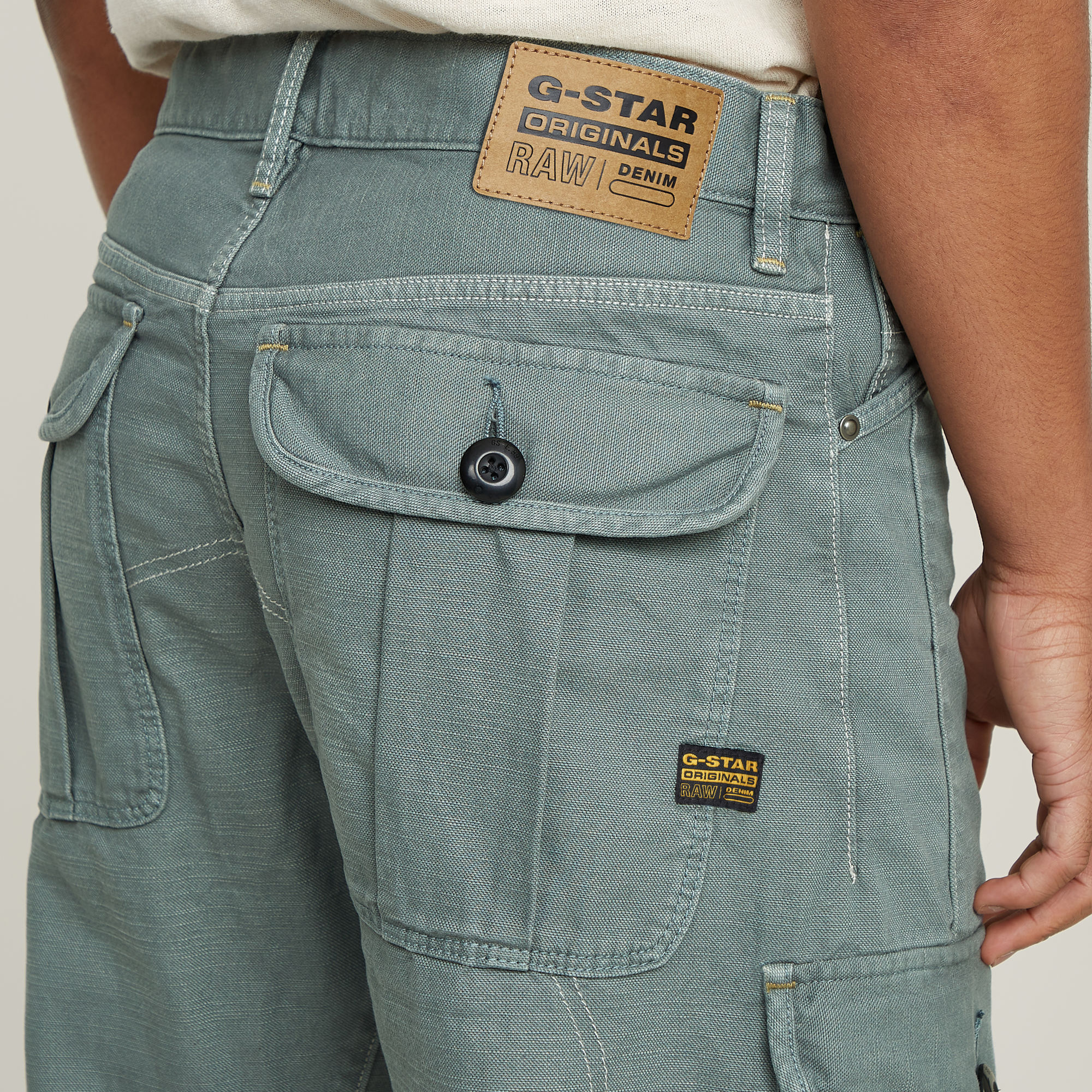 G-Star RAW Bend 3D Cargo Loose Jeans Groen Heren