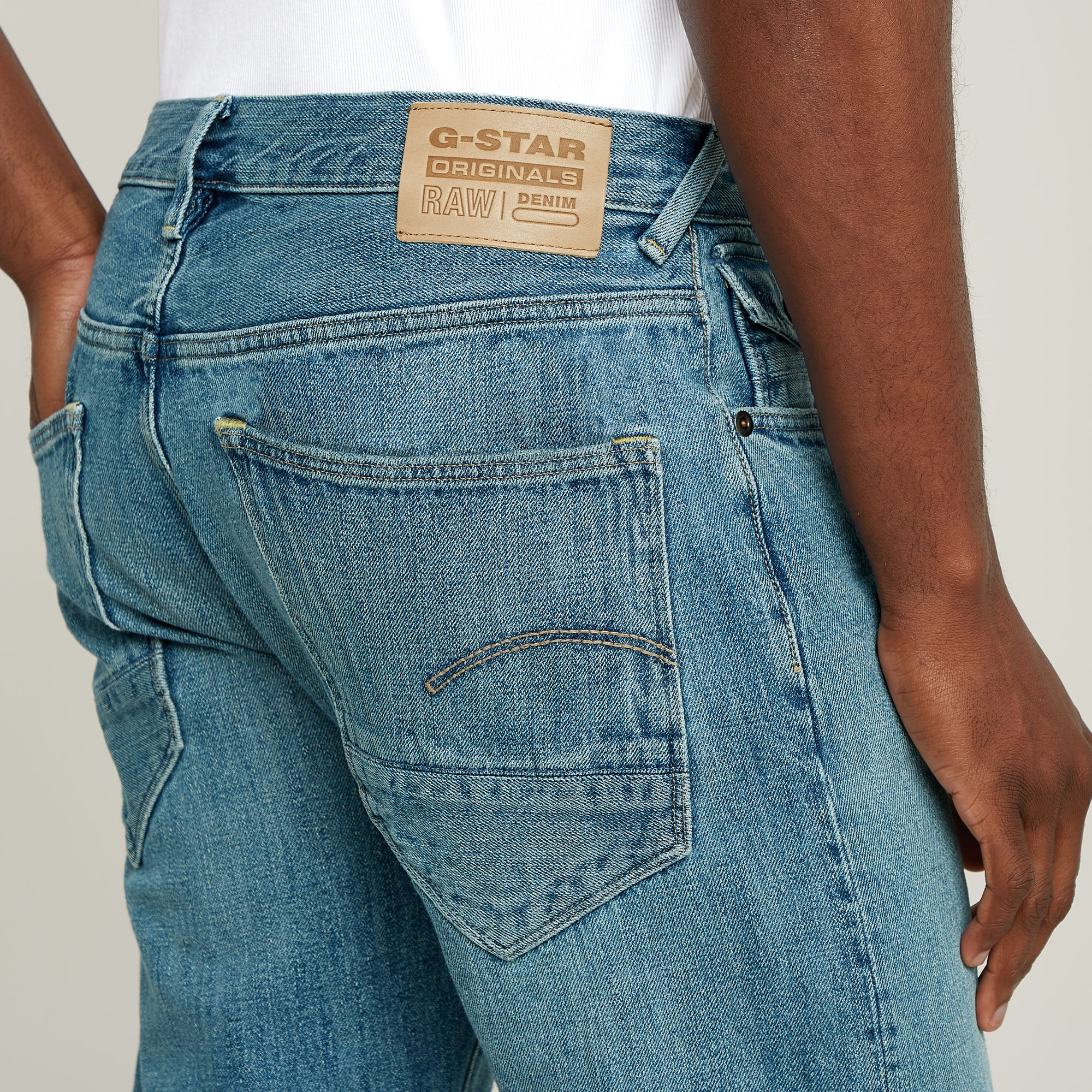 G-Star RAW Morry FWD Regular Tapered Jeans Midden blauw Heren