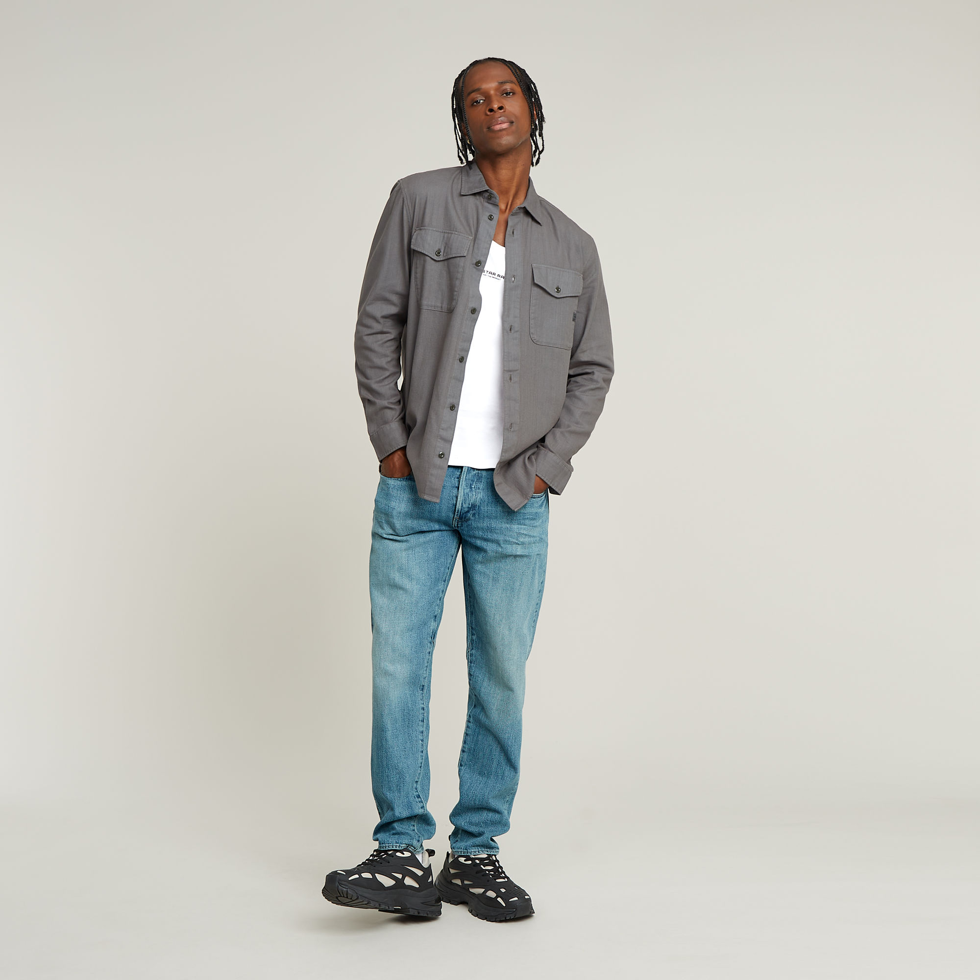 G-Star RAW Morry FWD Regular Tapered Jeans Midden blauw Heren