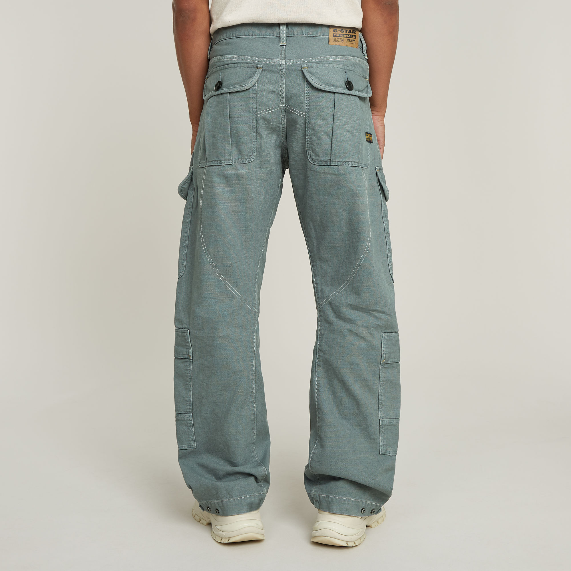 G-Star RAW Bend 3D Cargo Loose Jeans Groen Heren