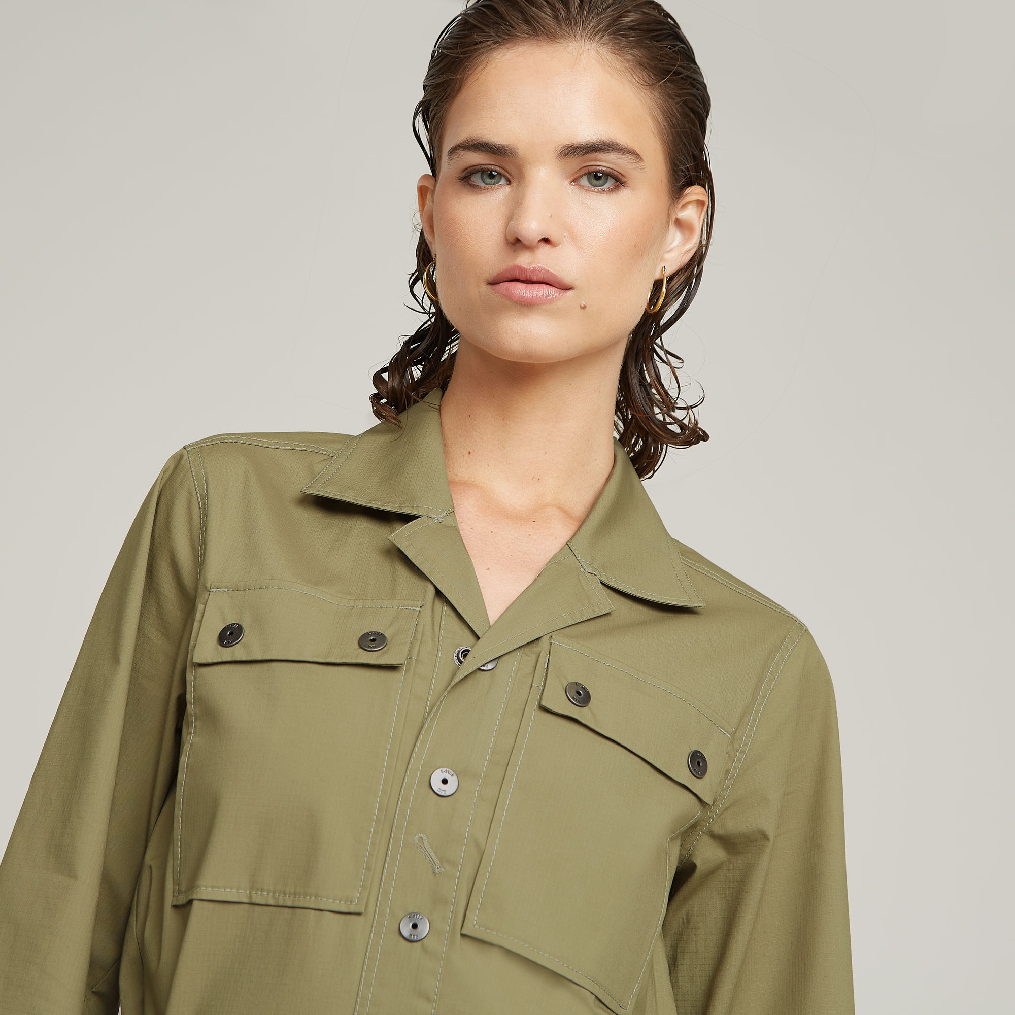 G-Star RAW Cargo Jumpsuit Groen Dames