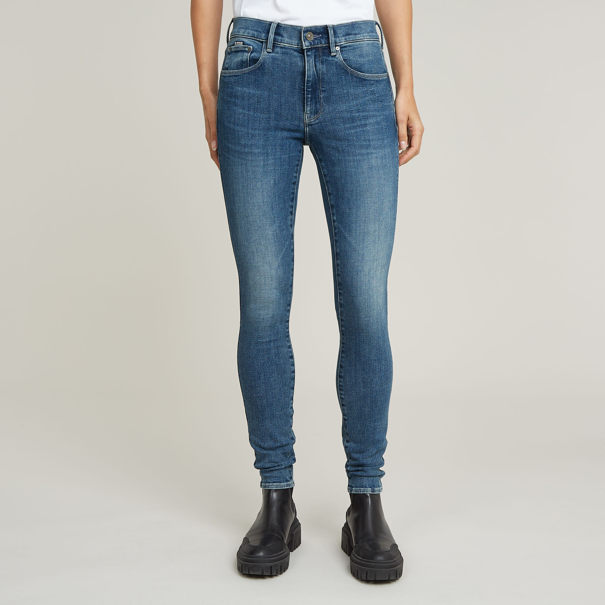 

3301 Skinny Jeans - Medium blue - Women