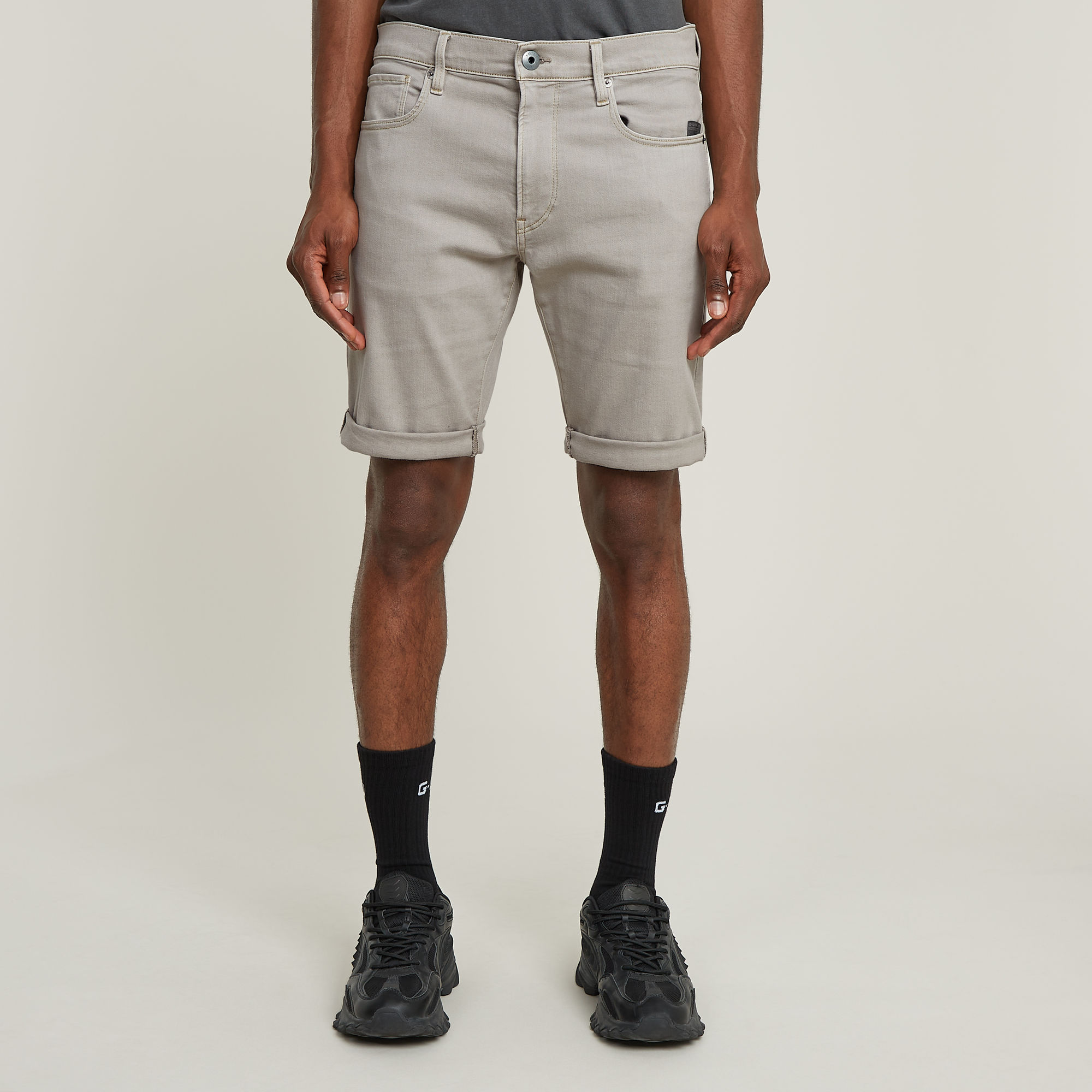 

3301 Slim Short - Grijs - Heren