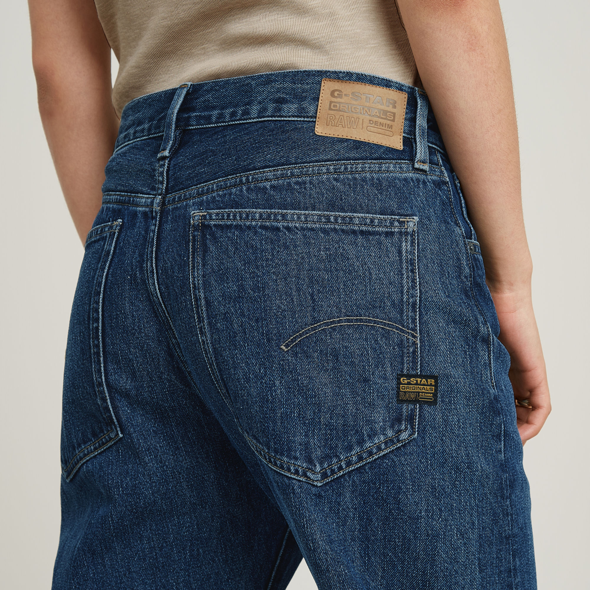 G-Star RAW Bowey 3D Boyfriend Jeans Donkerblauw Dames