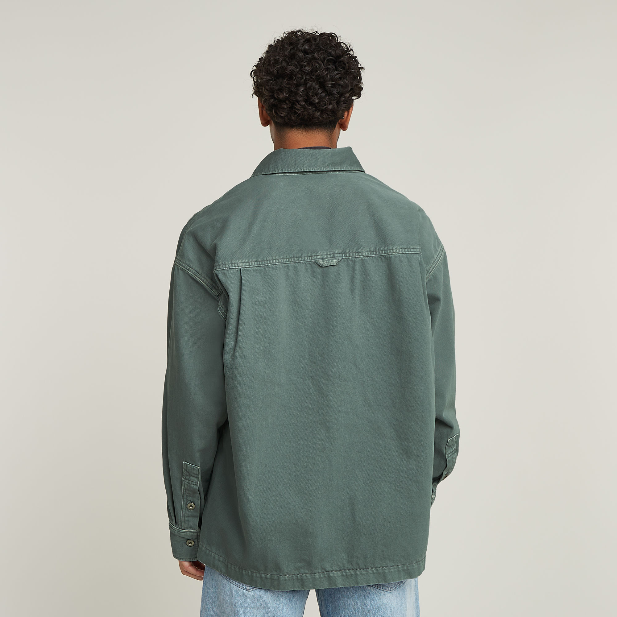 G-Star RAW Boxy Fit Shirt Groen Heren