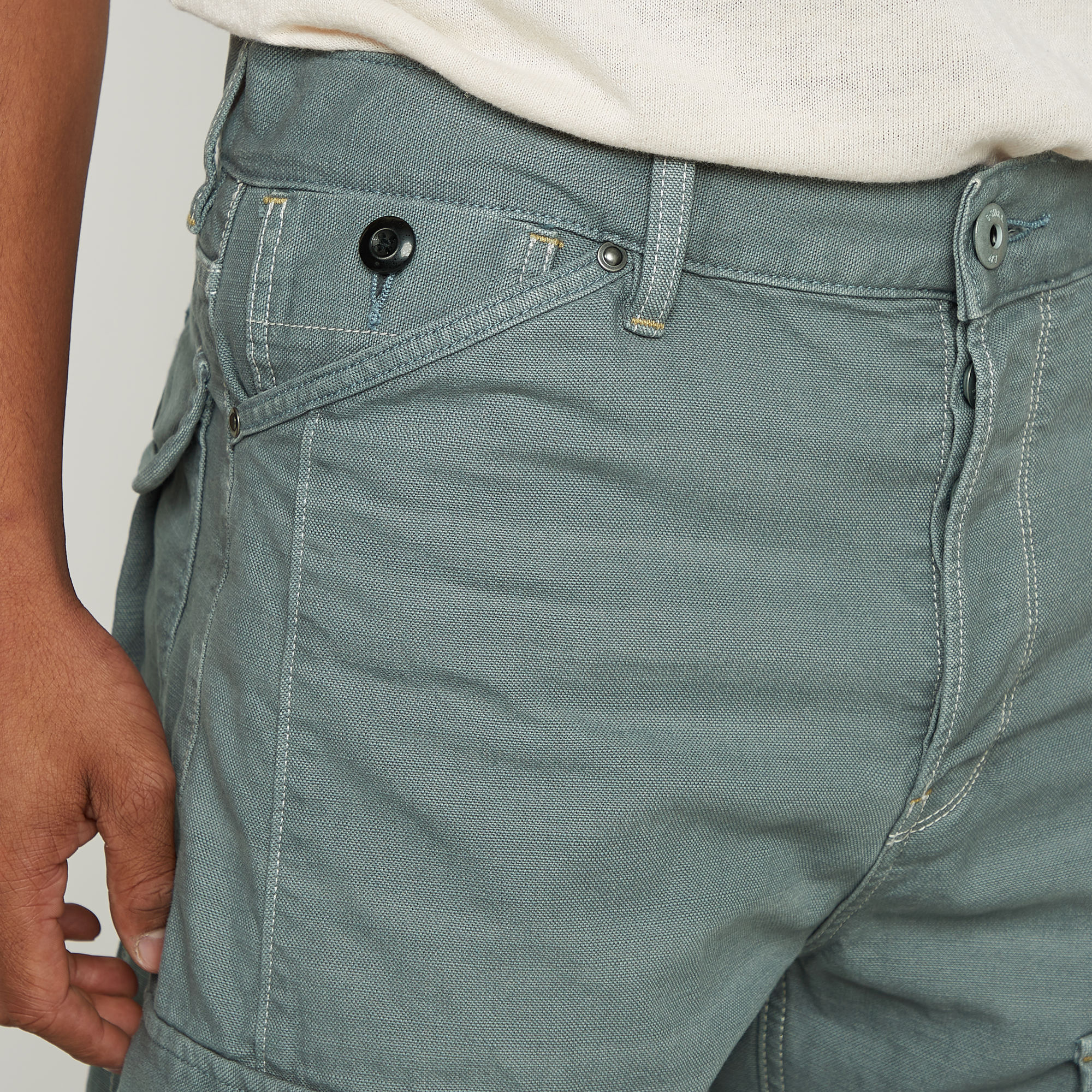 G-Star RAW Bend 3D Cargo Loose Jeans Groen Heren