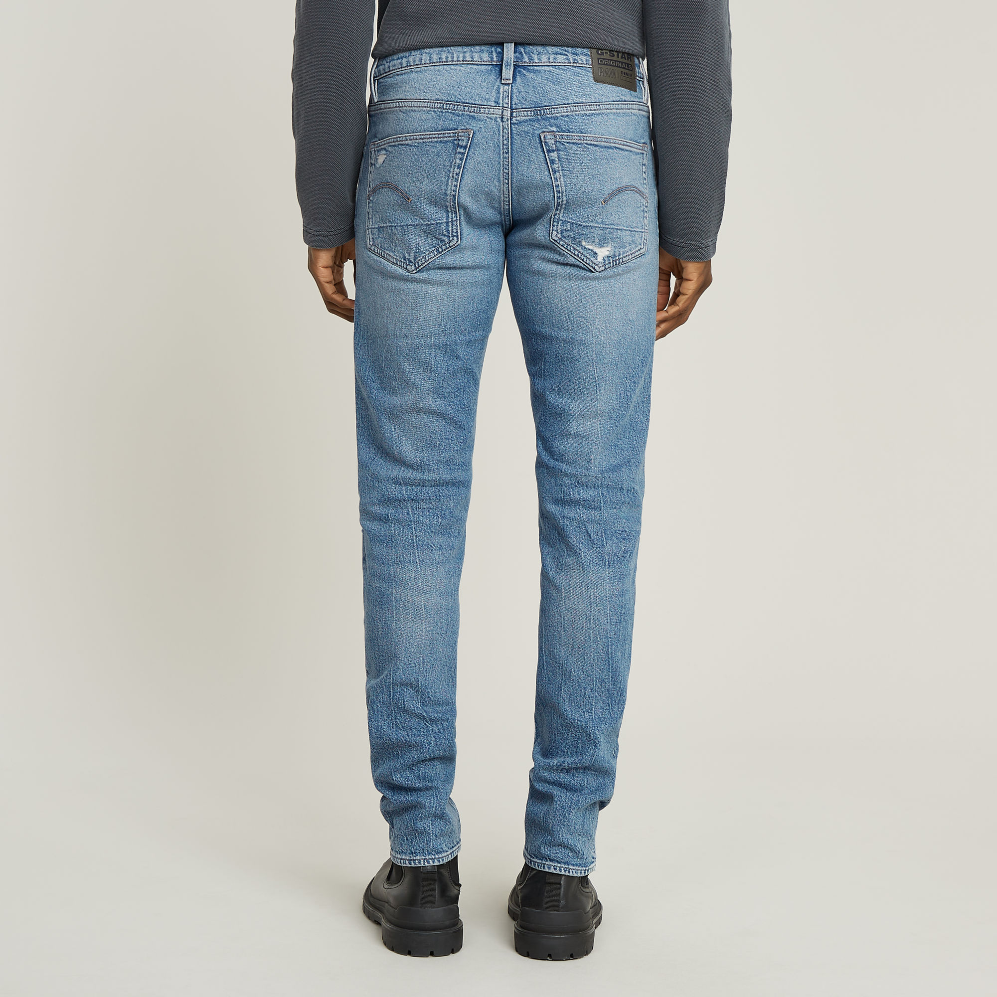 G-Star RAW 3301 Slim Jeans Midden blauw Heren