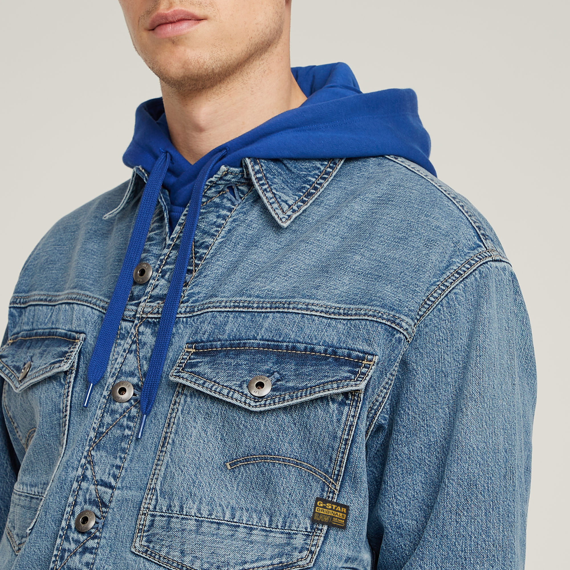 G-Star RAW Dakota Jack Midden blauw Heren