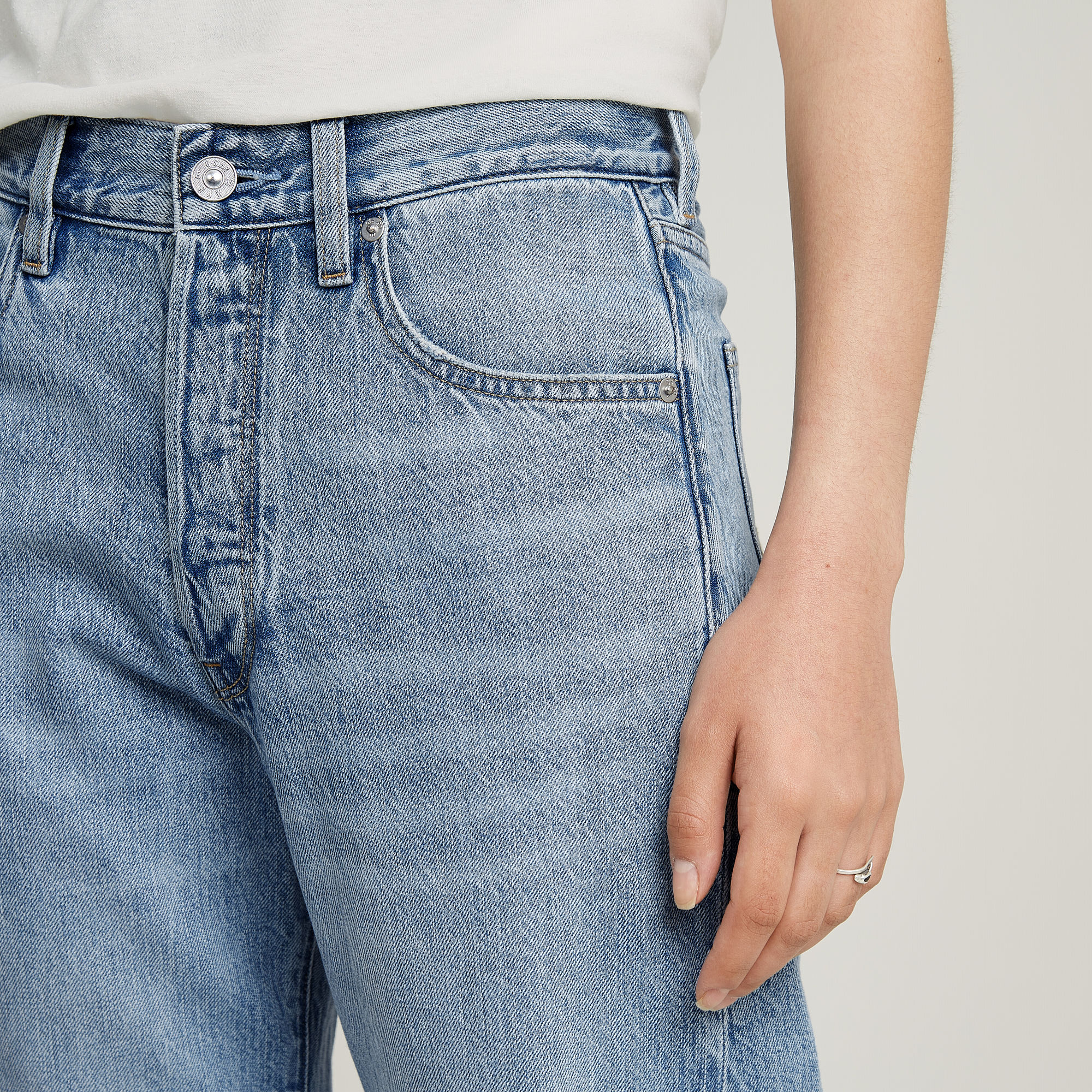 G-Star RAW Bowey 3D Boyfriend Jeans Lichtblauw Dames