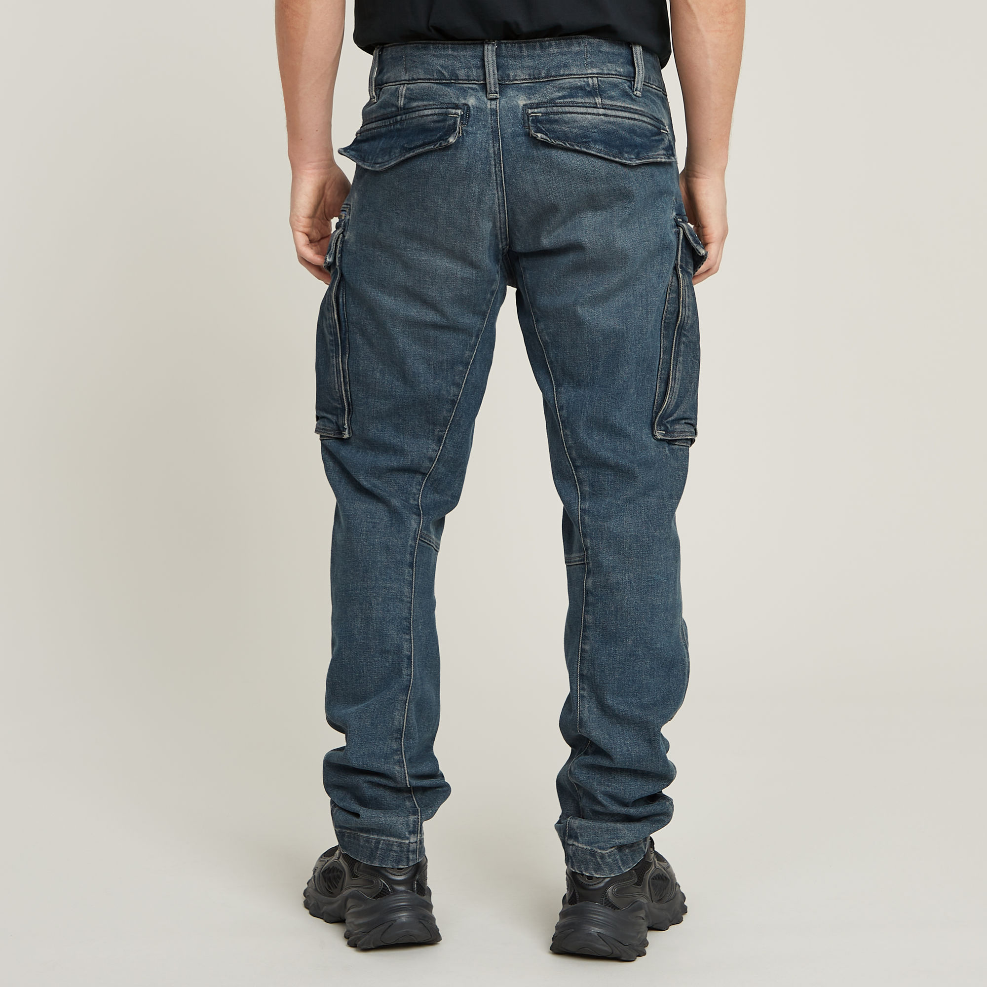 G-Star RAW Rovic Zip 3D Regular Tapered Denim Jeans Donkerblauw Heren